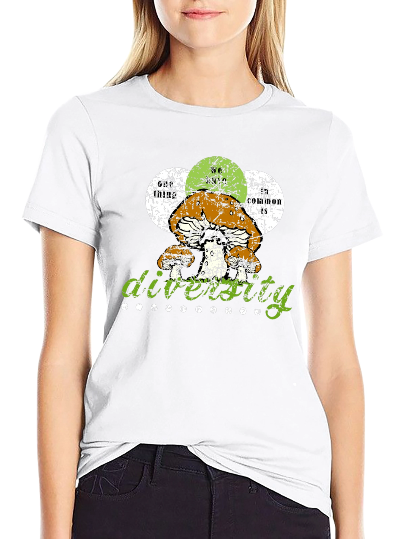 Diversity Mushroom Graphic T-Shirt - Unisex