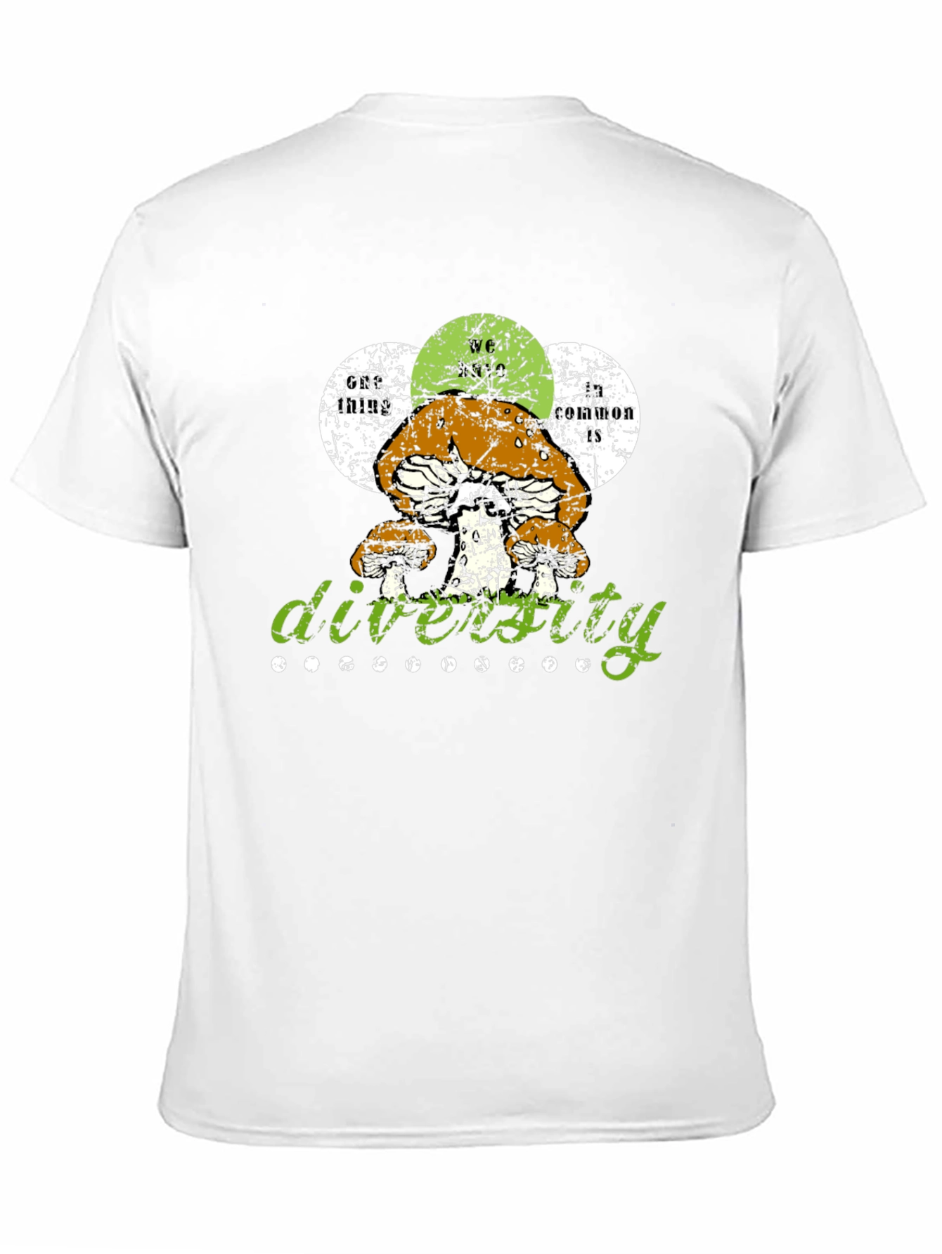 Diversity Mushroom Graphic T-Shirt - Unisex