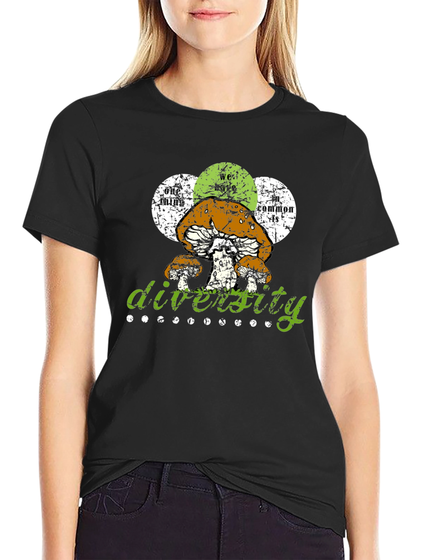 Diversity Mushroom Graphic T-Shirt - Unisex
