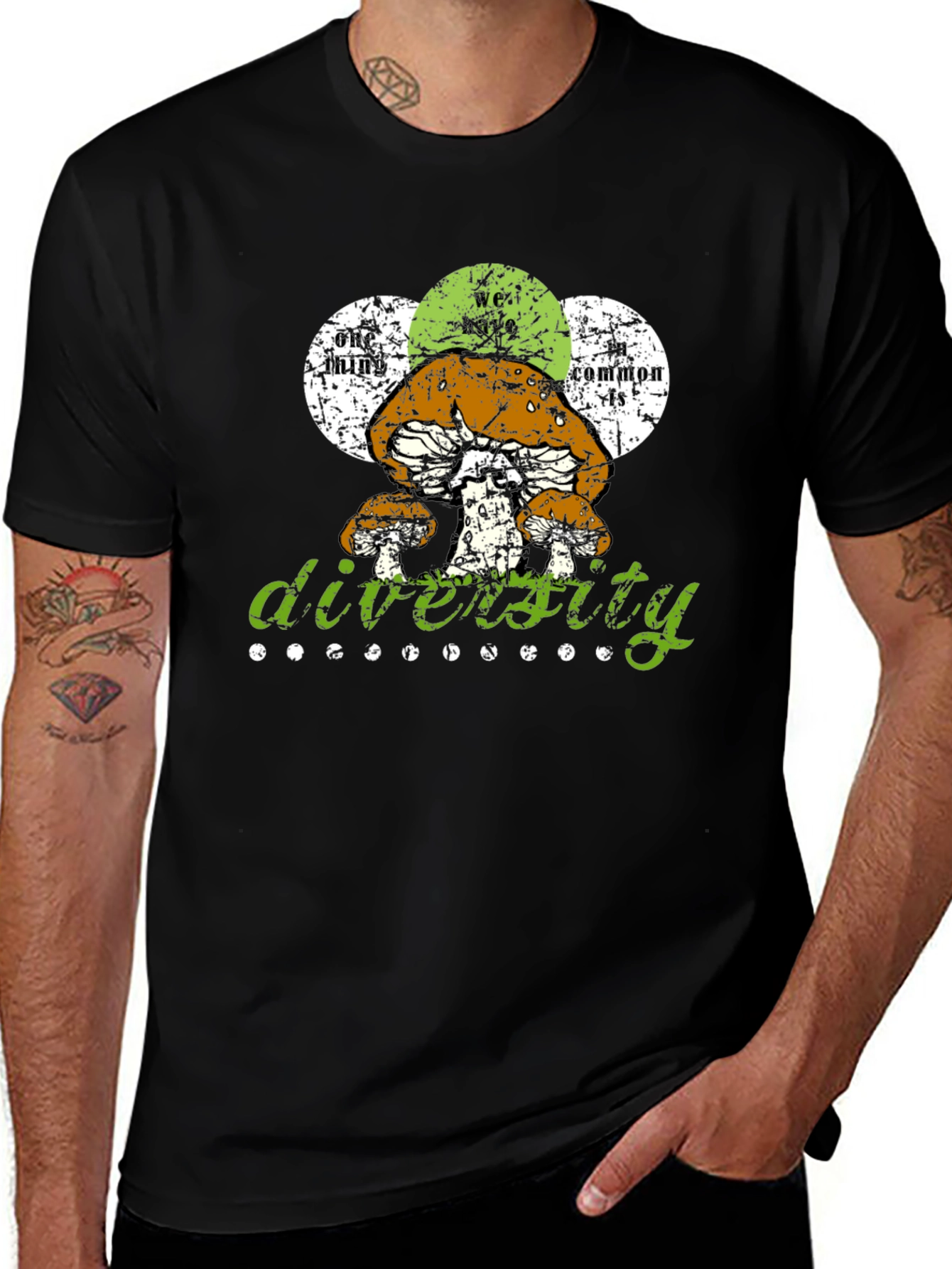 Diversity Mushroom Graphic T-Shirt - Unisex