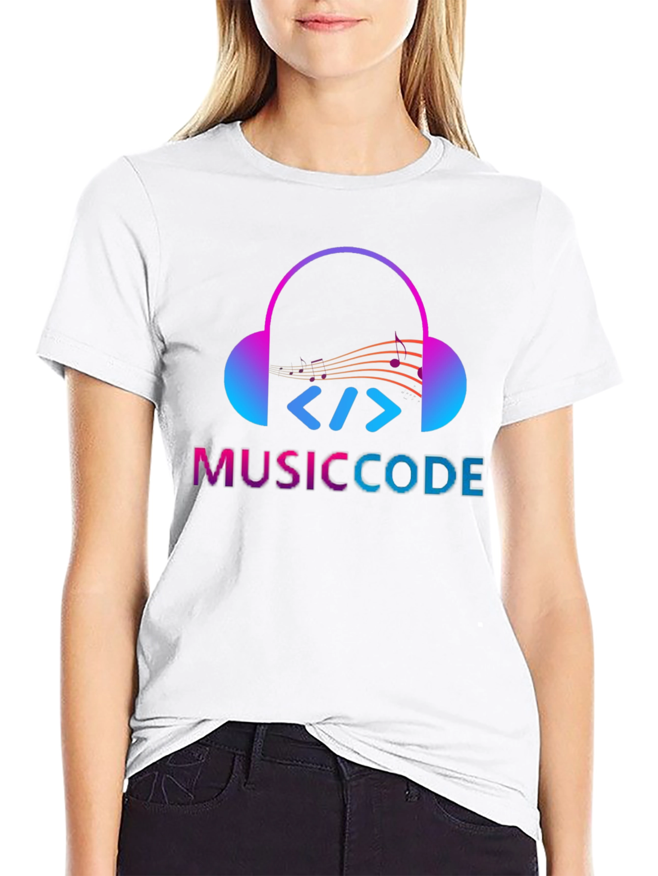 MusicCode Black T-Shirt - Programmer Musician Tee