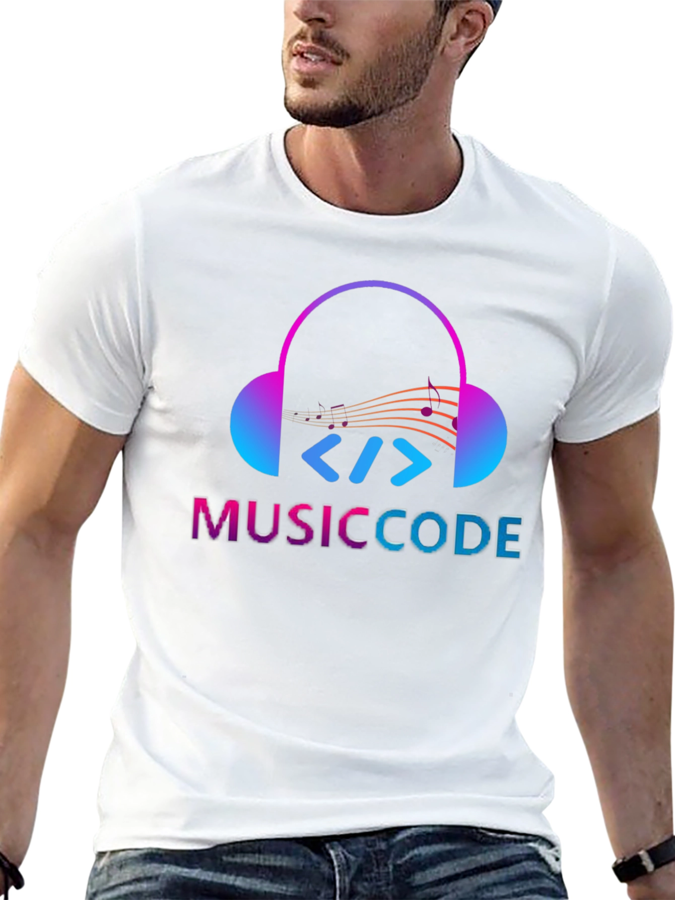 MusicCode Black T-Shirt - Programmer Musician Tee