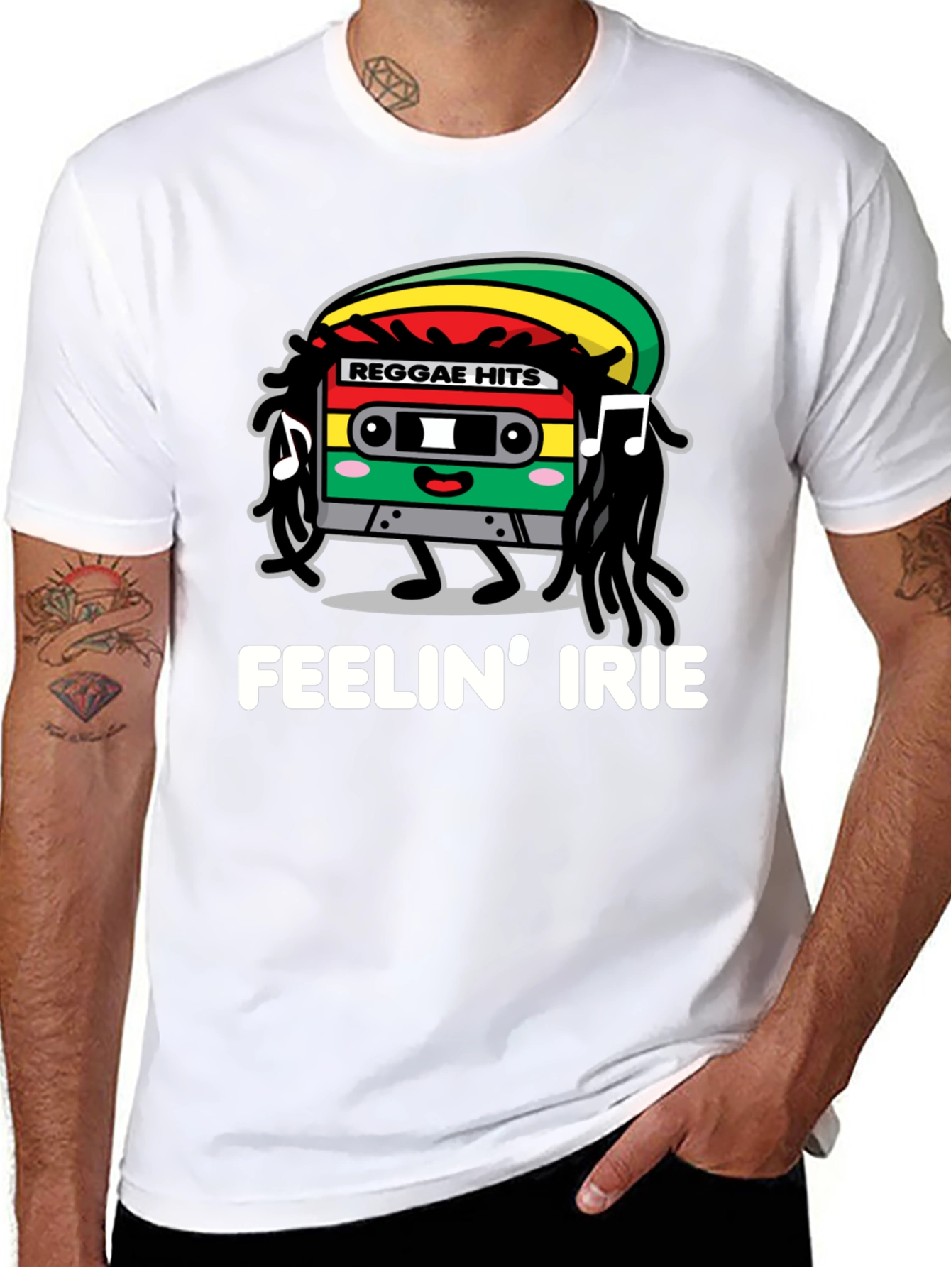 Feelin Irie Reggae Cassette T-Shirt
