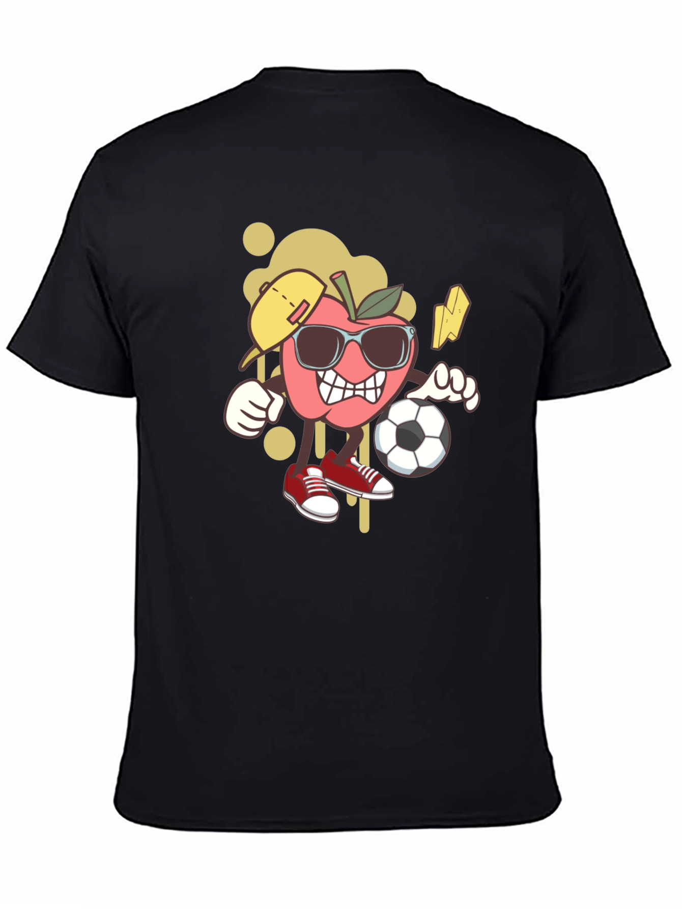 Cool Apple Cartoon Graphic Tee