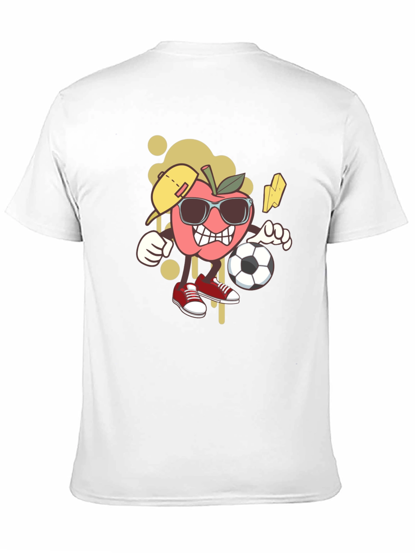 Cool Apple Cartoon Graphic Tee