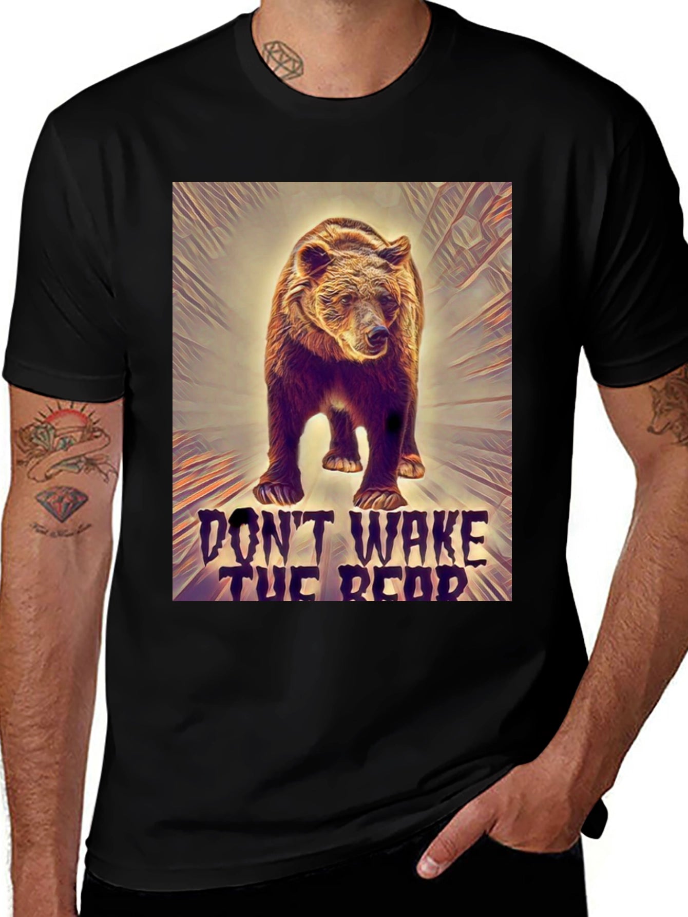 Dont Wake the Bear Graphic Tee