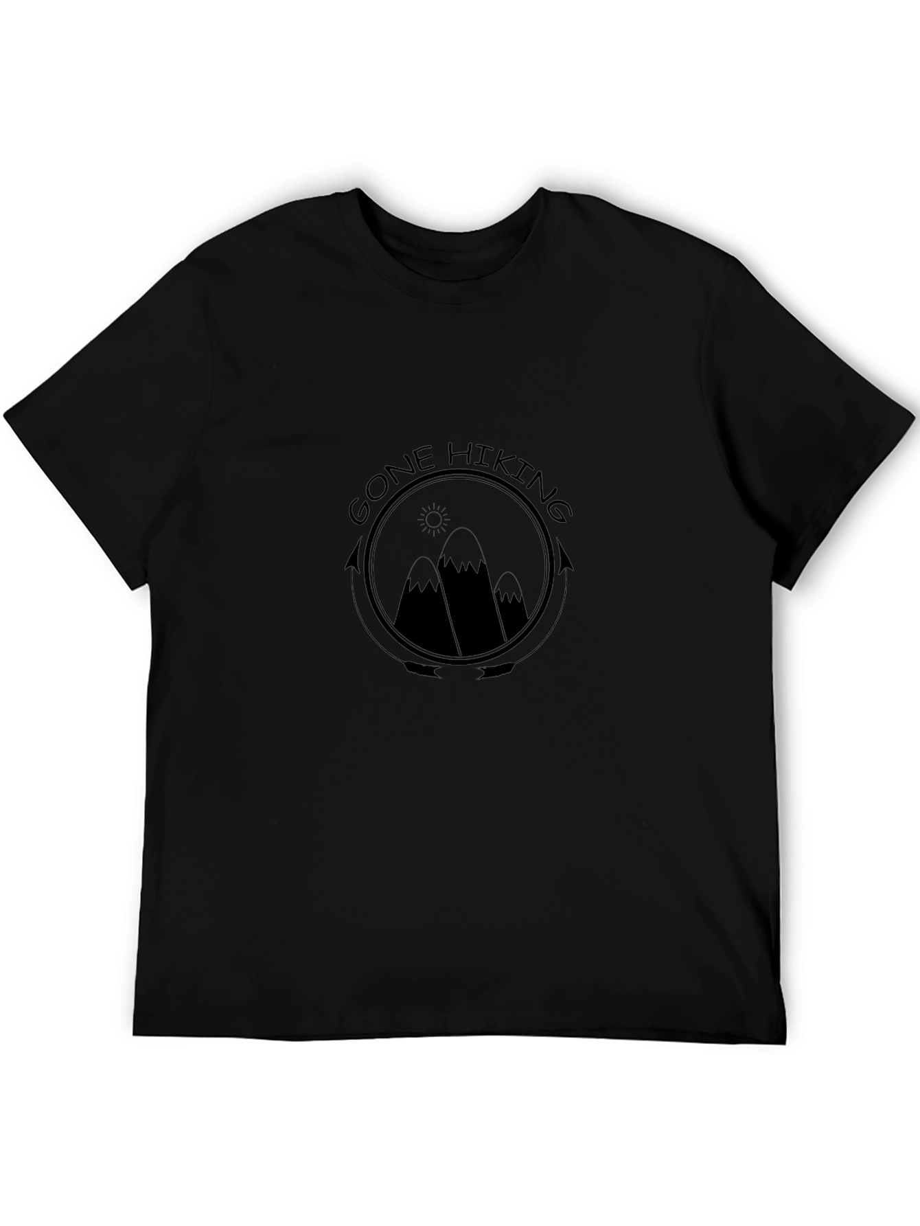 Gone Hiking Graphic T-Shirt - Nature Adventure Tee
