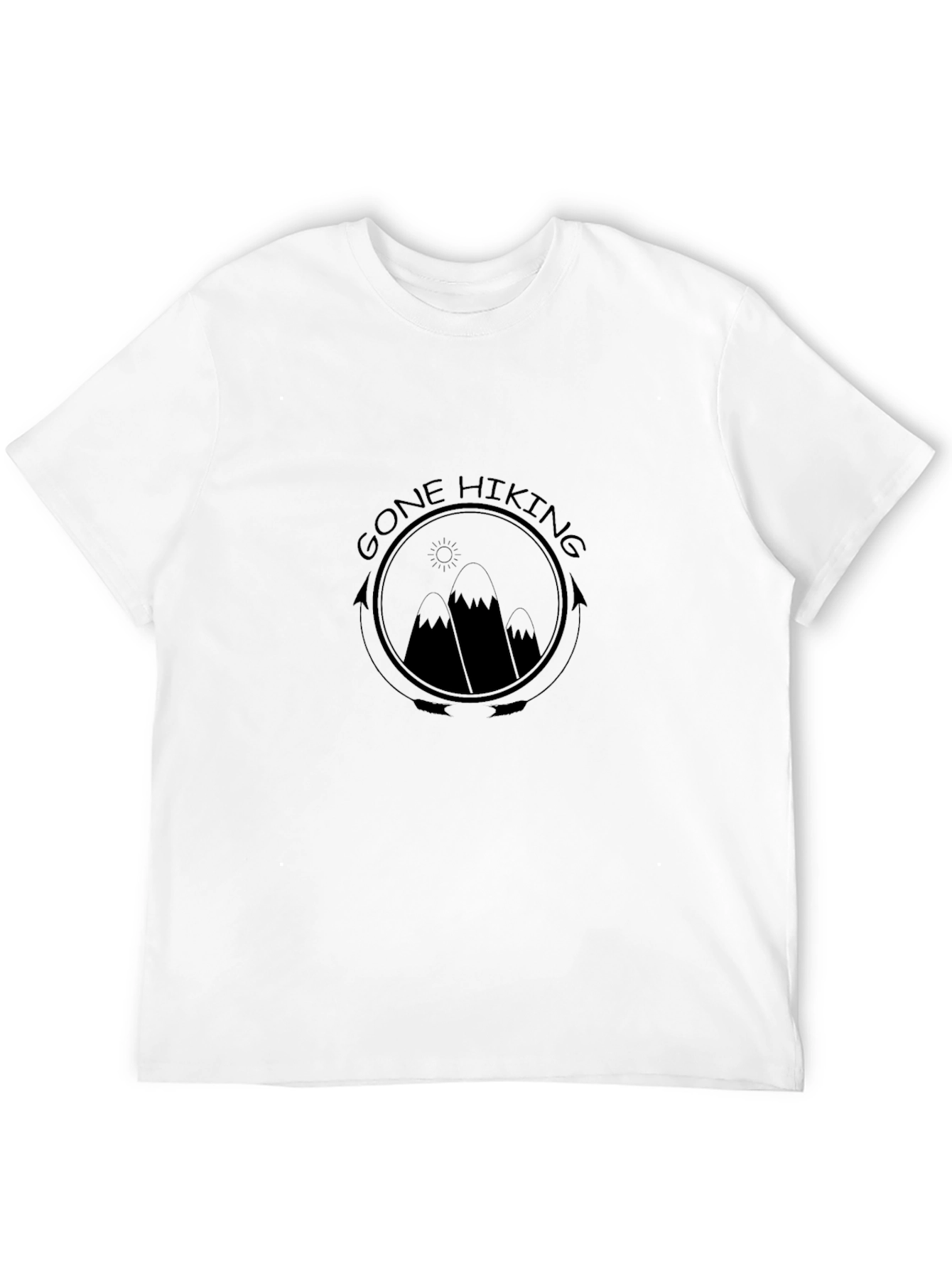 Gone Hiking Graphic T-Shirt - Nature Adventure Tee