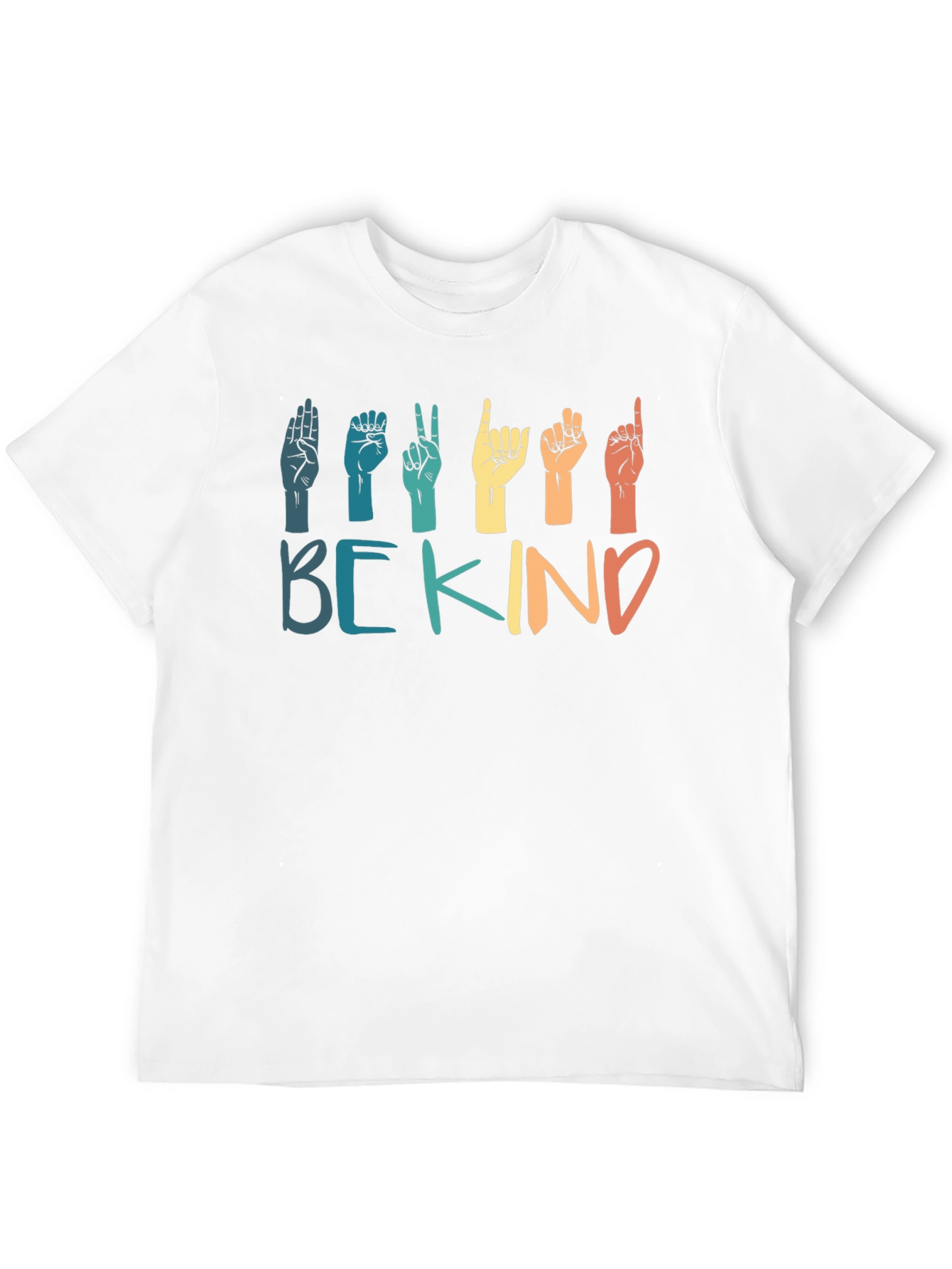 Be Kind Sign Language Graphic T-Shirt