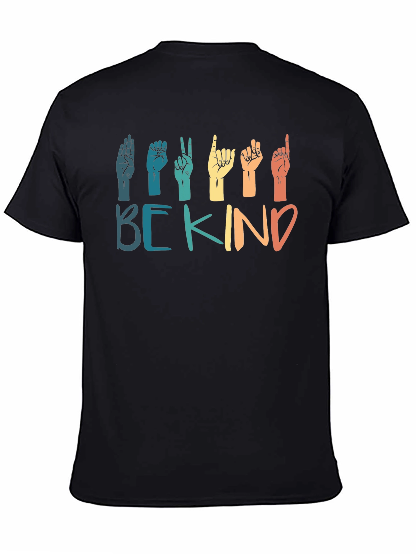 Be Kind Sign Language Graphic T-Shirt