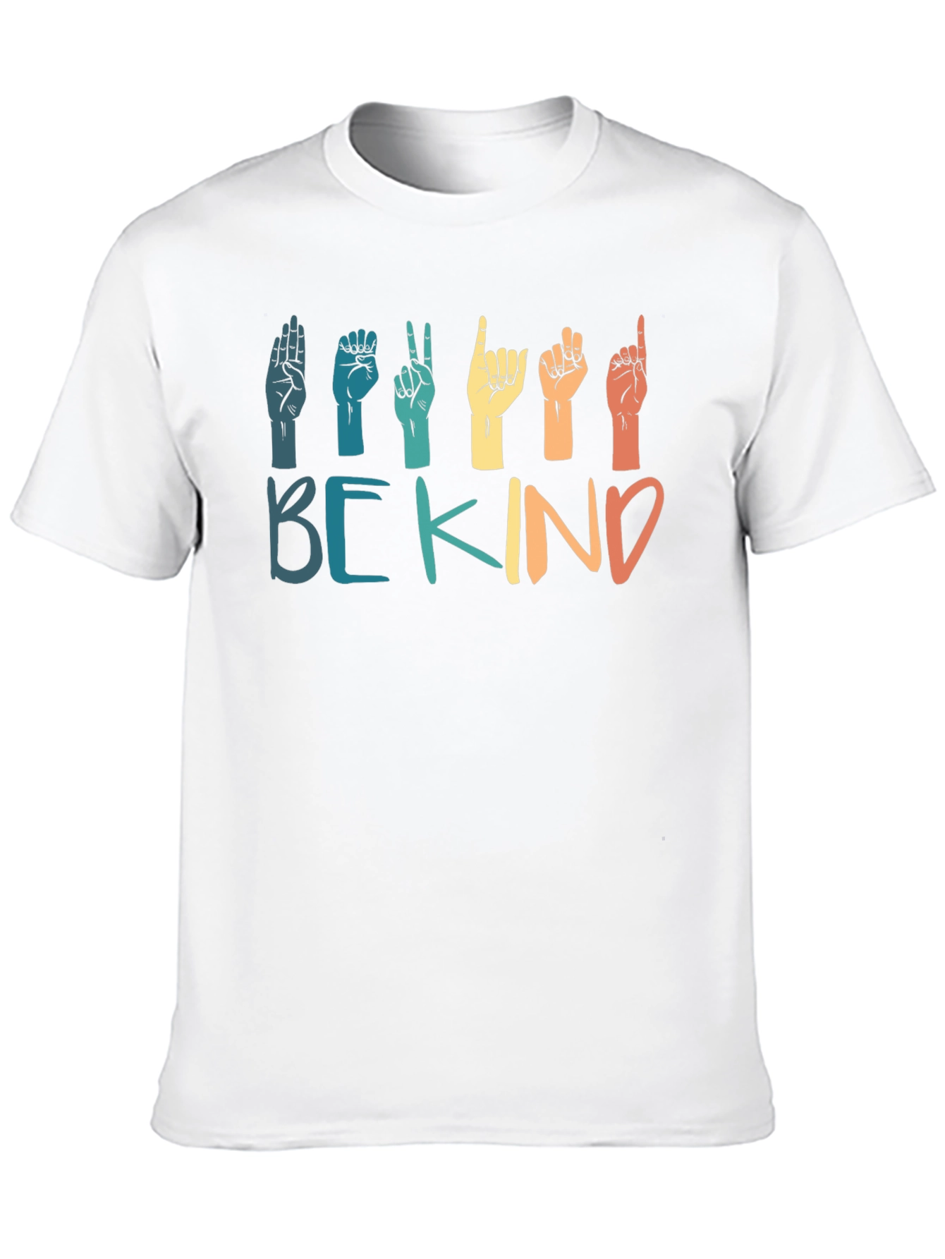 Be Kind Sign Language Graphic T-Shirt