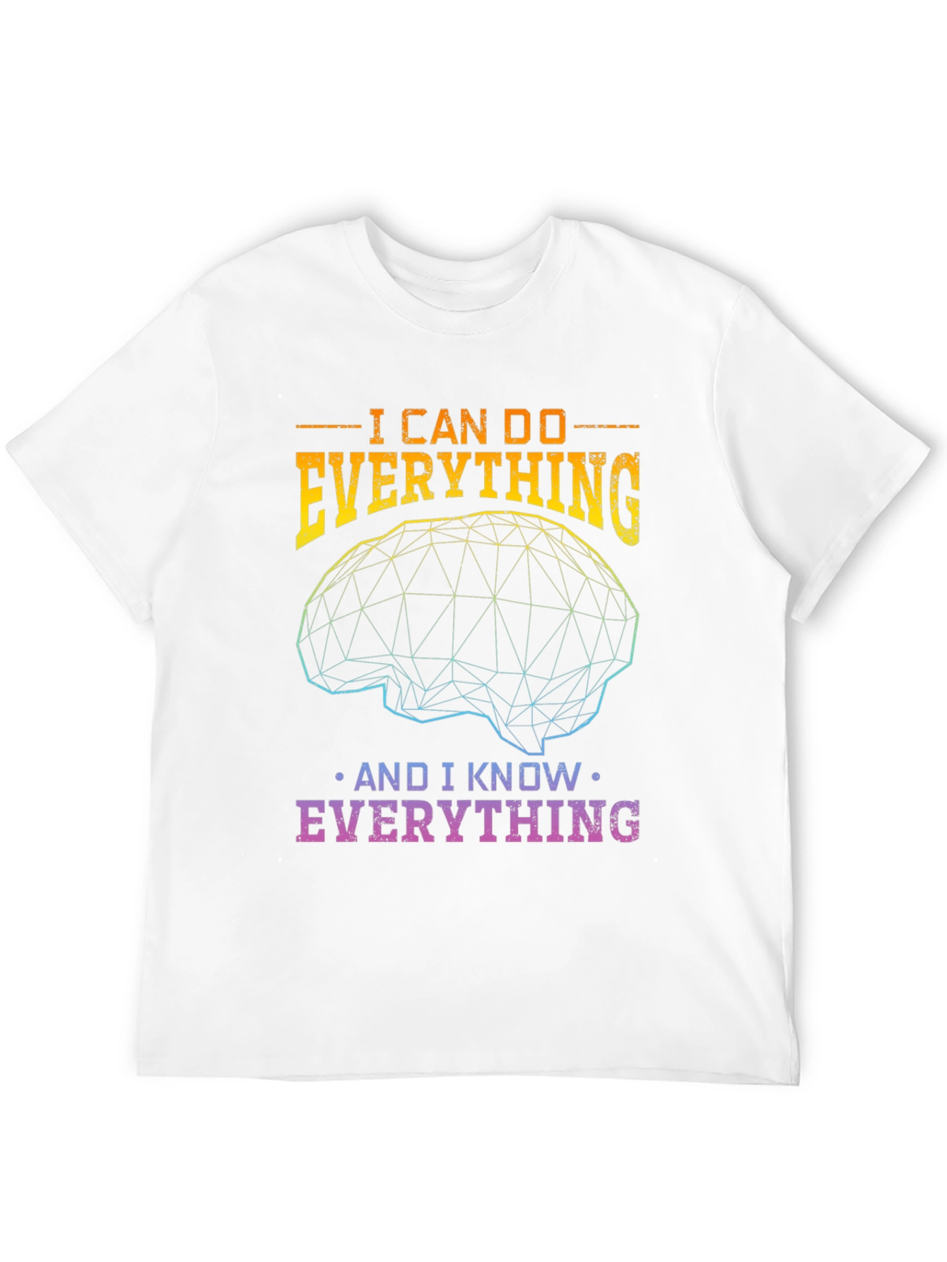 I Can Do Everything Brain Graphic Tee