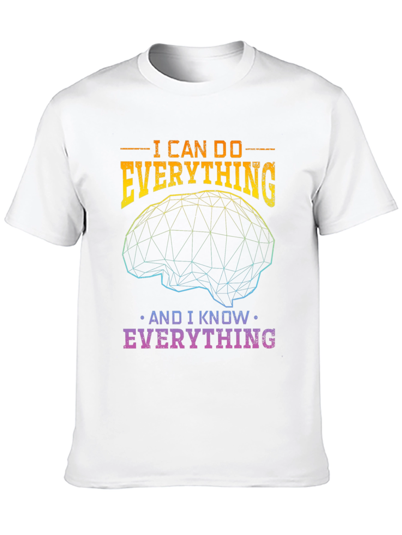 I Can Do Everything Brain Graphic Tee