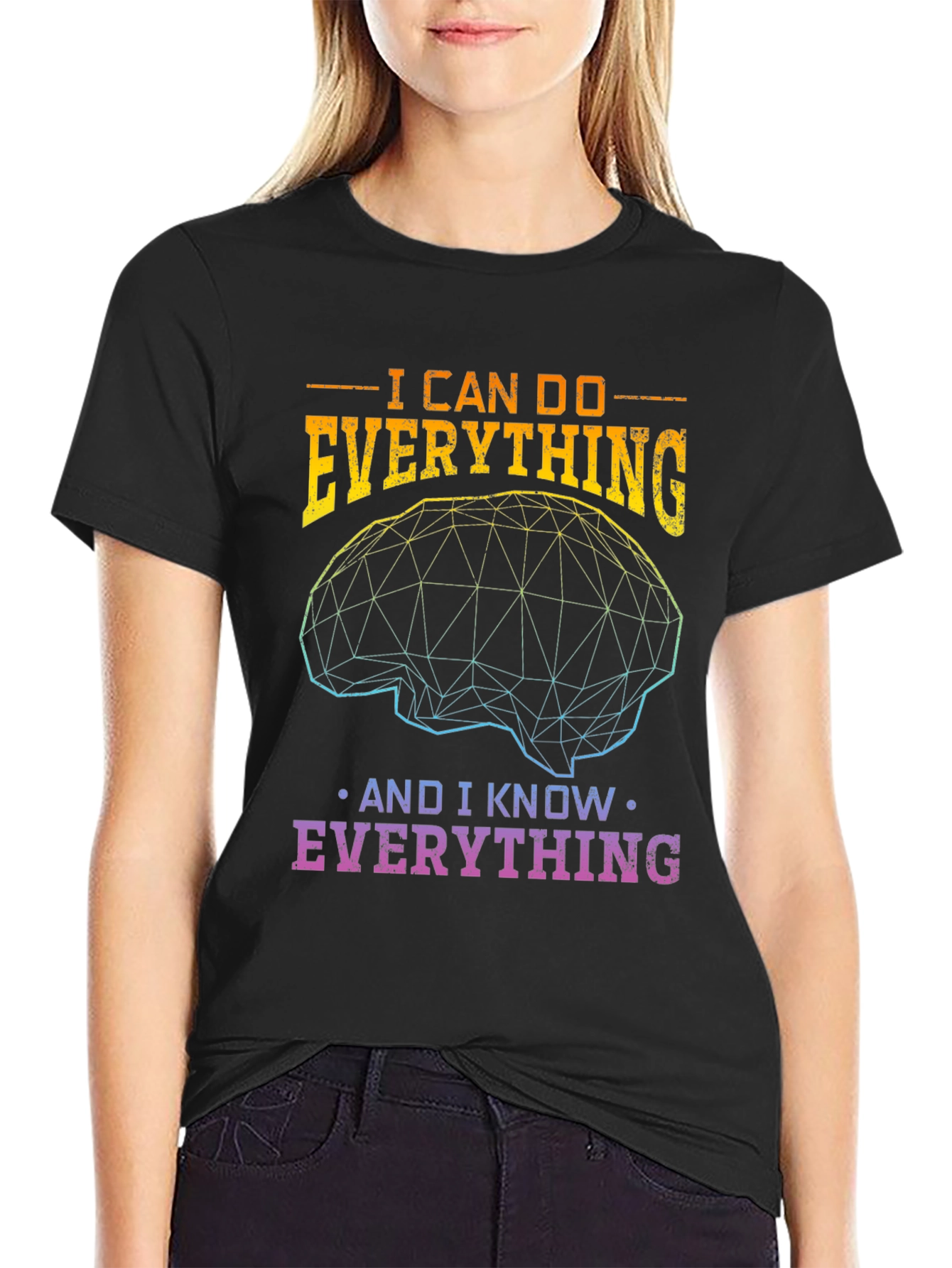 I Can Do Everything Brain Graphic Tee