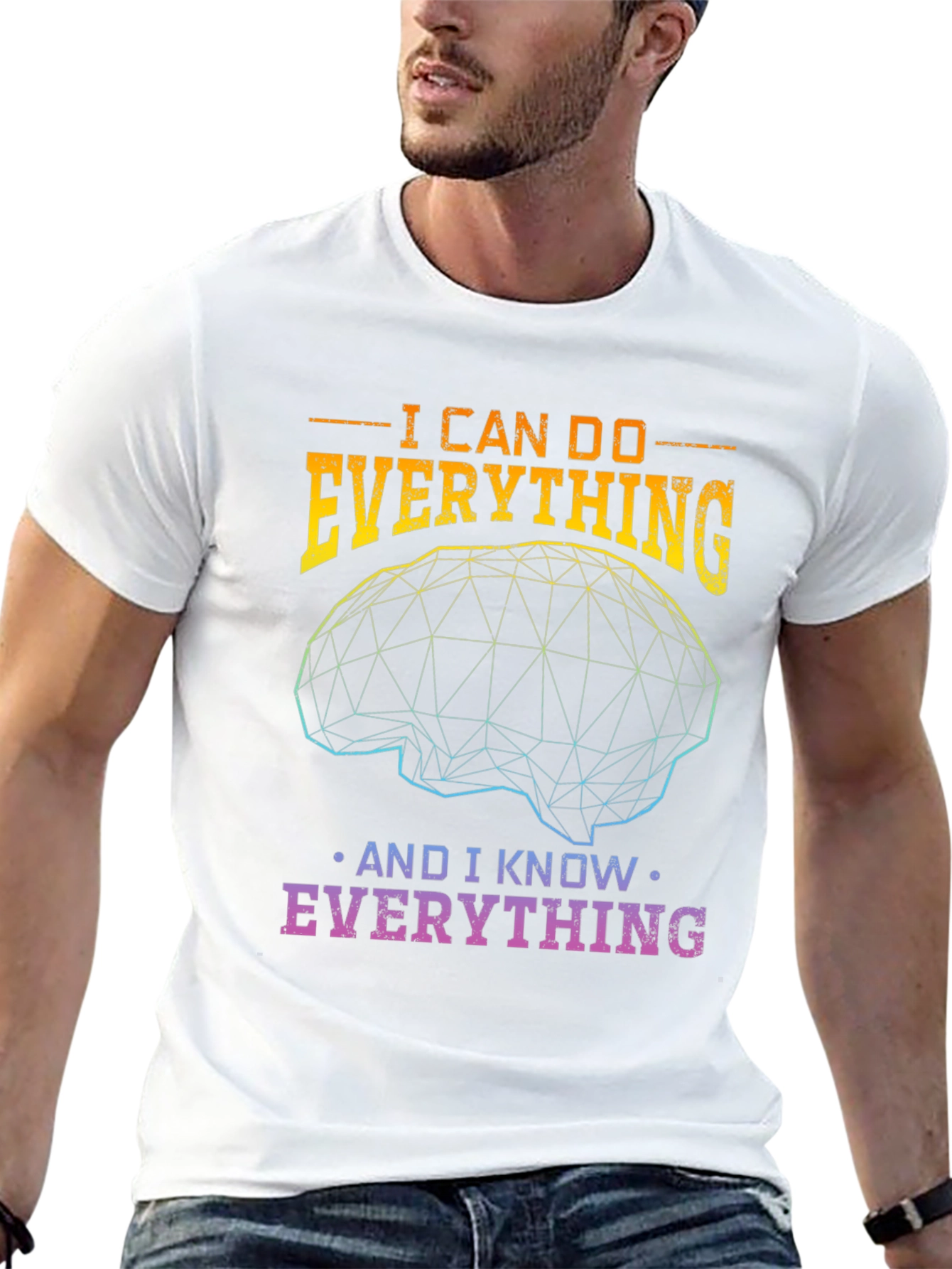I Can Do Everything Brain Graphic Tee