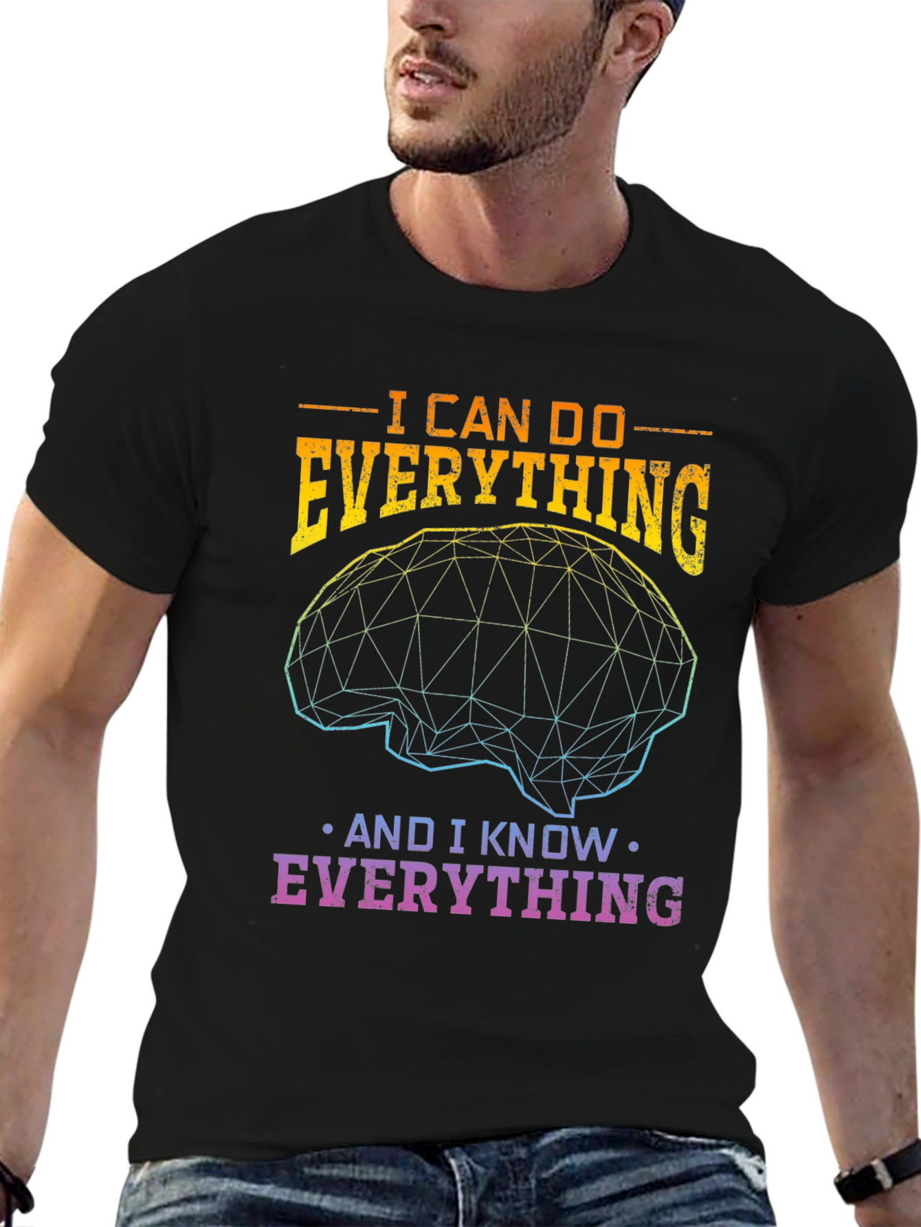 I Can Do Everything Brain Graphic Tee