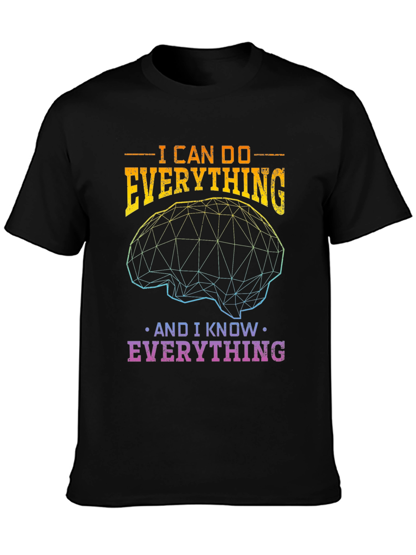I Can Do Everything Brain Graphic Tee