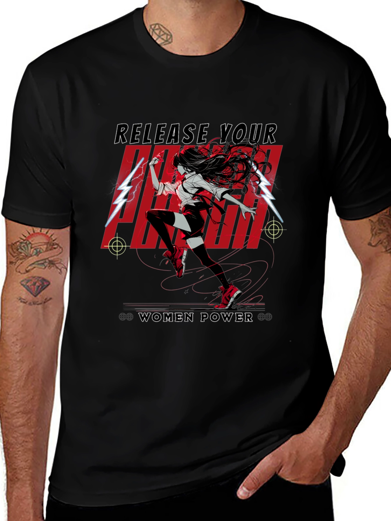 Women Power Anime T-Shirt