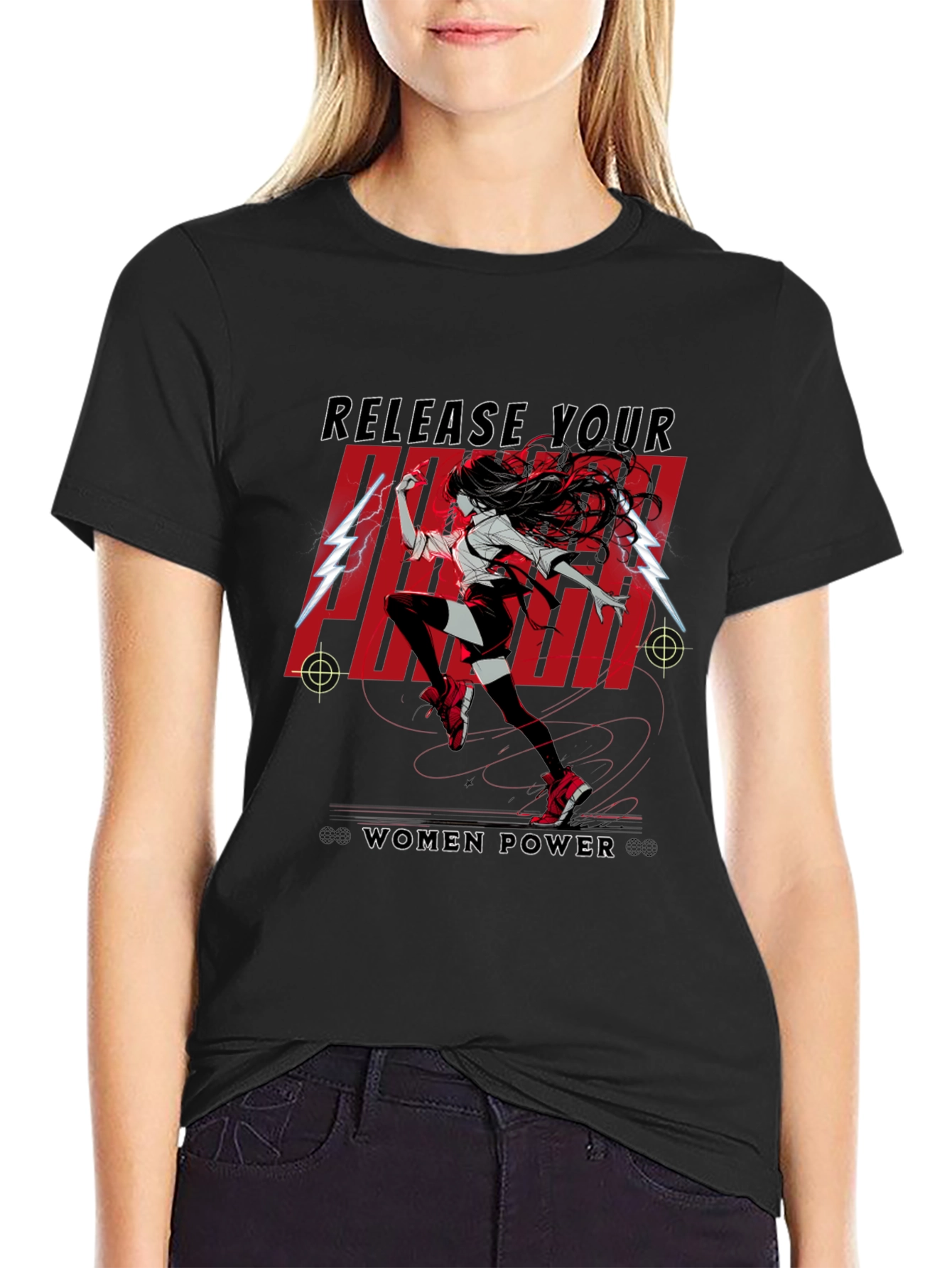 Women Power Anime T-Shirt
