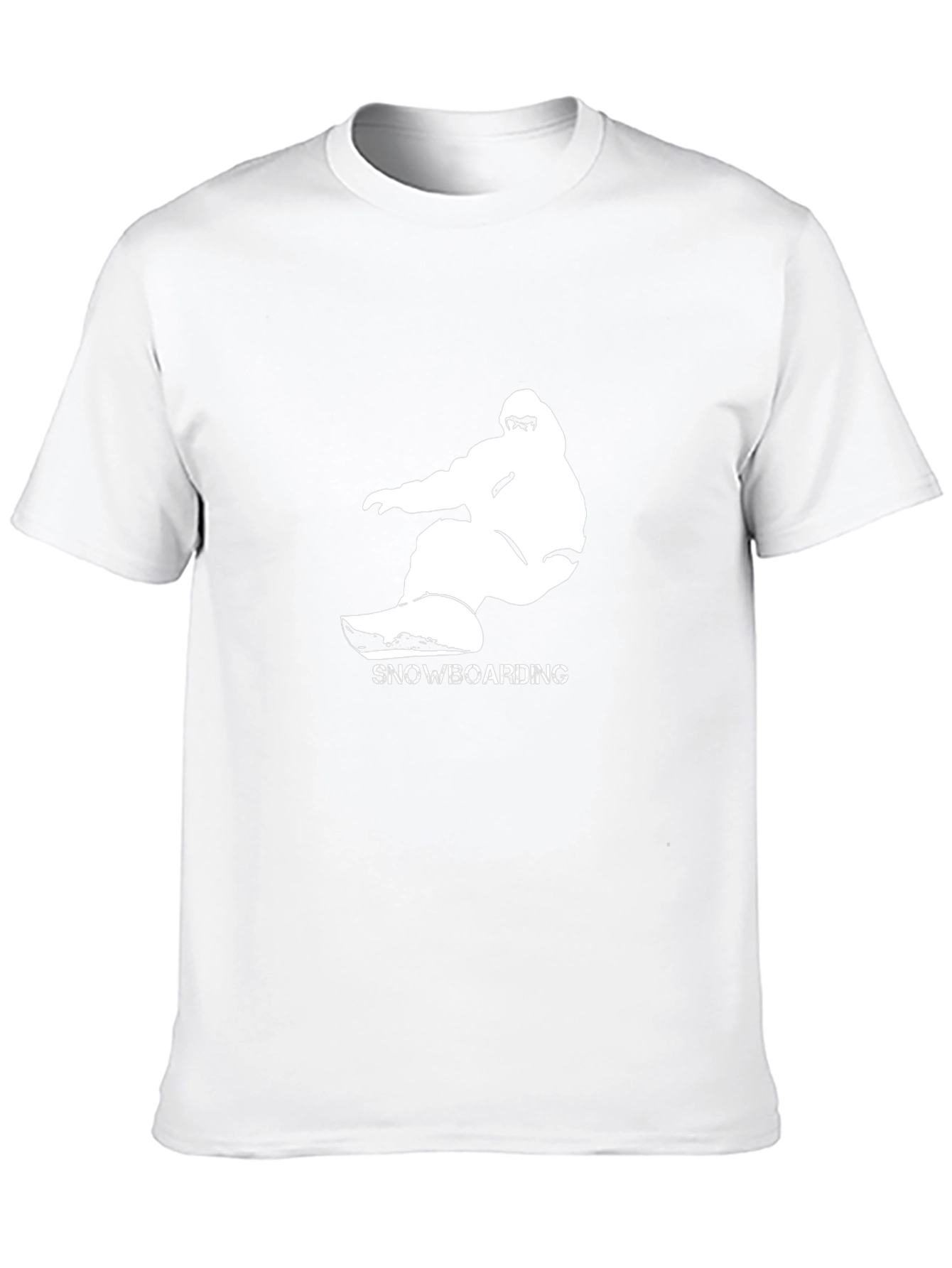 Snowboarding Graphic Tee - Black