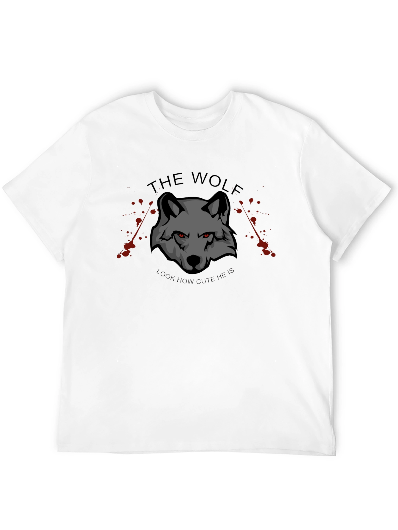 The Wolf Graphic T-Shirt - Mens Black Tee
