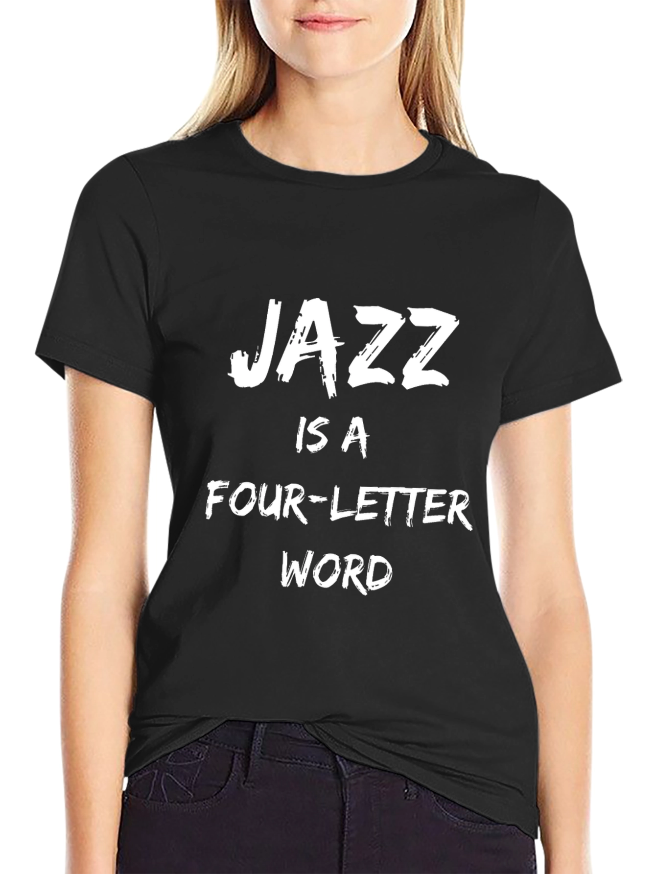 Jazz Is A Four-Letter Word Graphic Tee