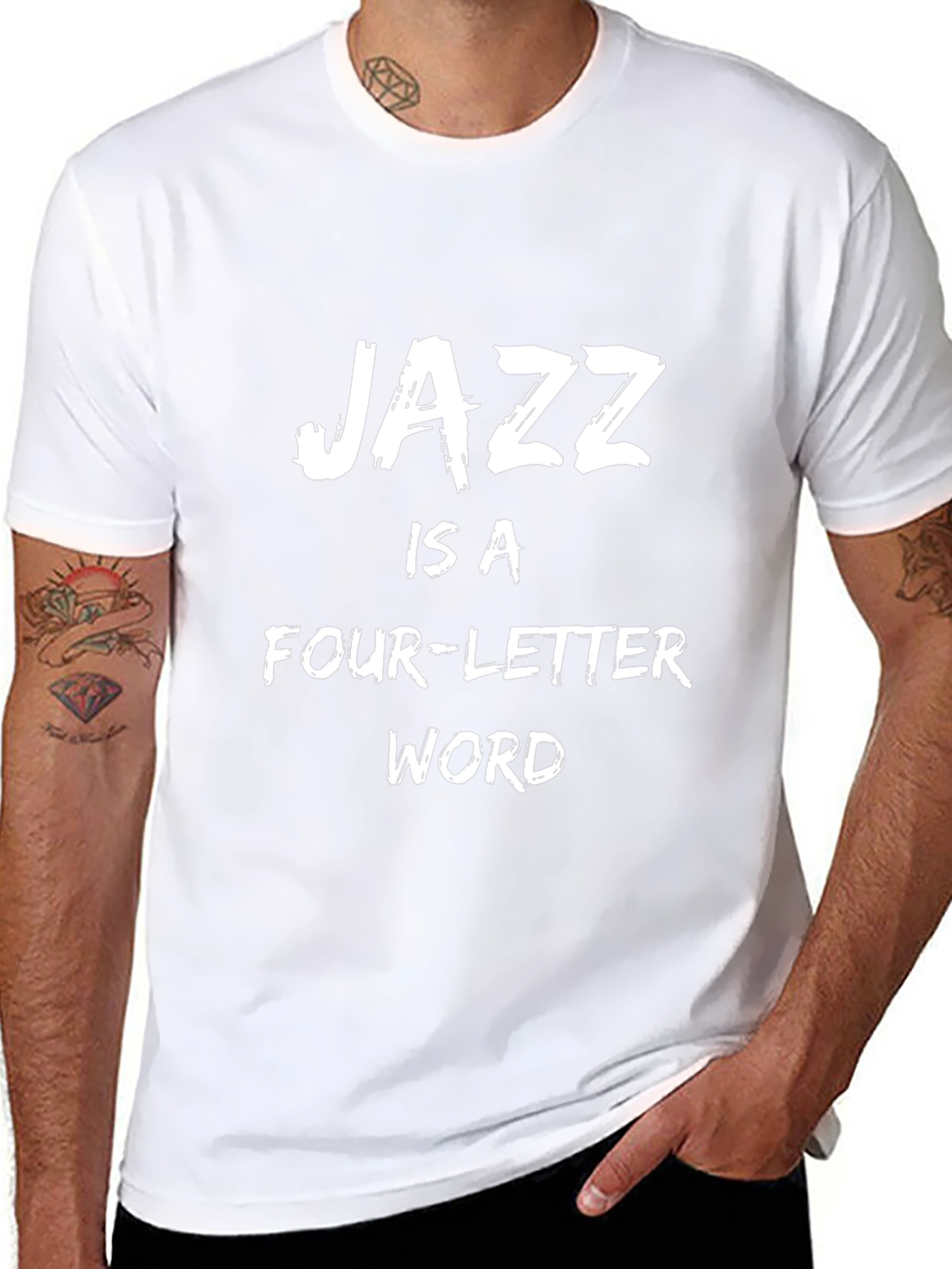 Jazz Is A Four-Letter Word Graphic Tee