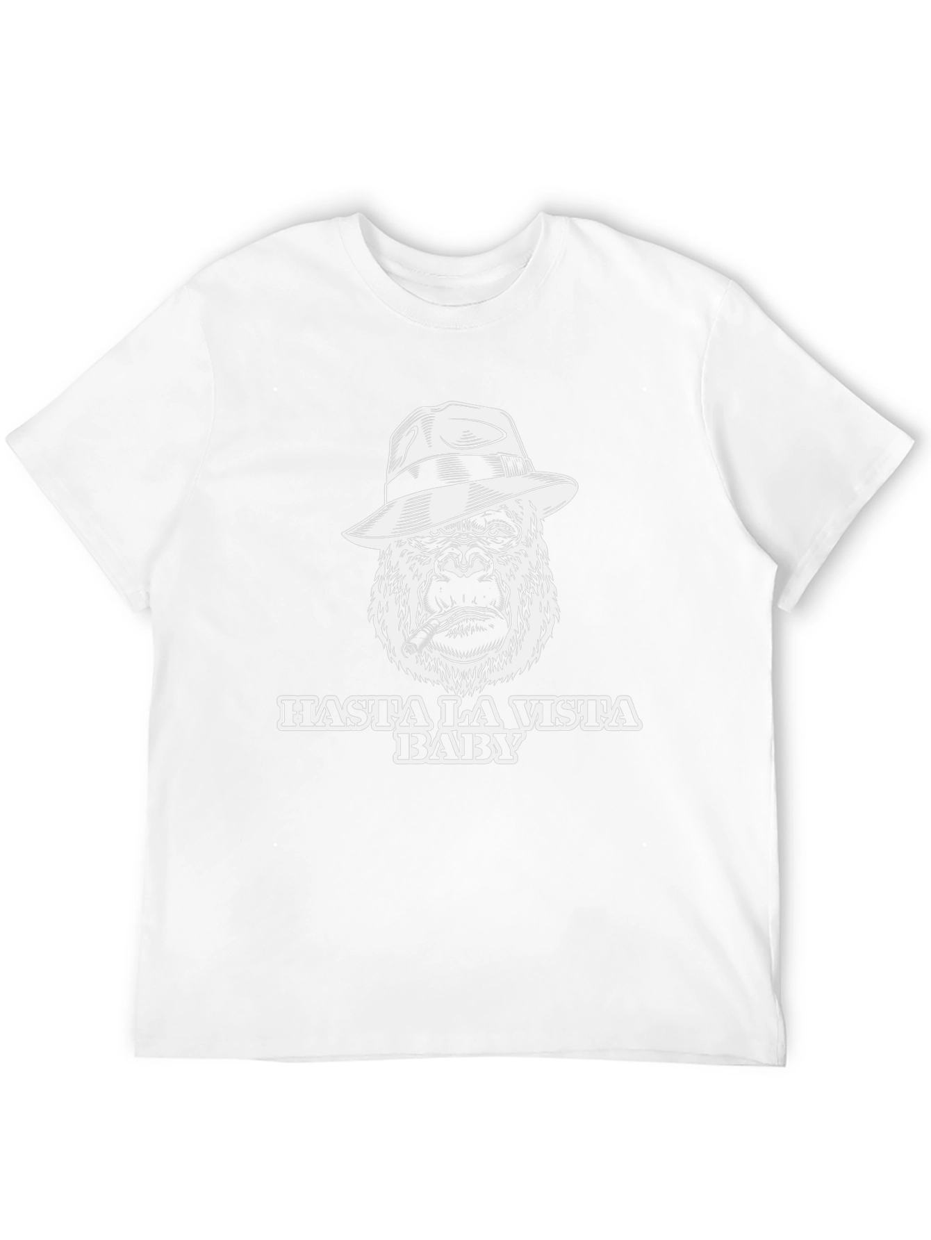 Hasta La Vista Baby Gorilla T-Shirt - Black