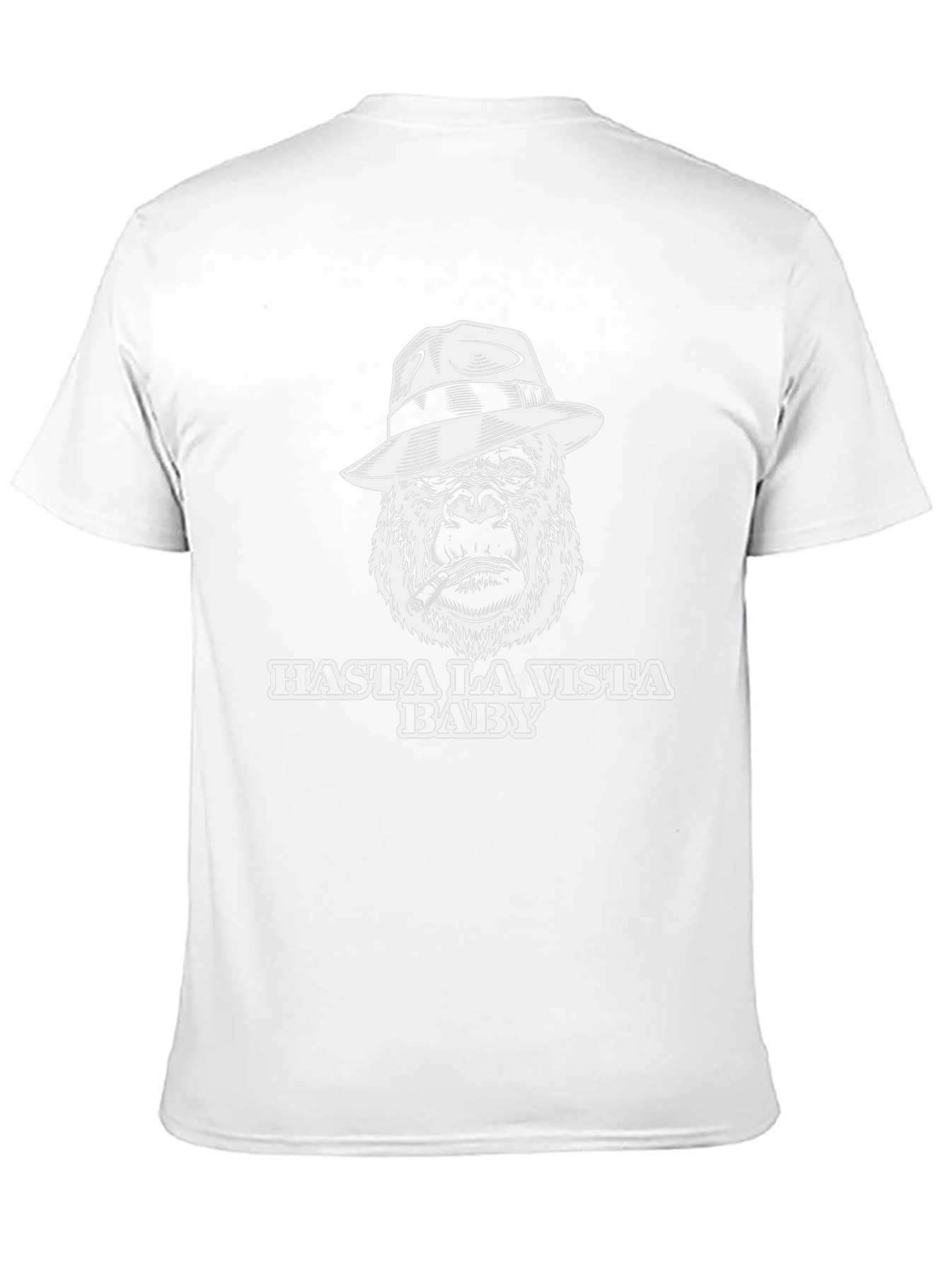Hasta La Vista Baby Gorilla T-Shirt - Black