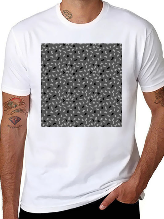 Abstract Pattern Crew Neck T-Shirt