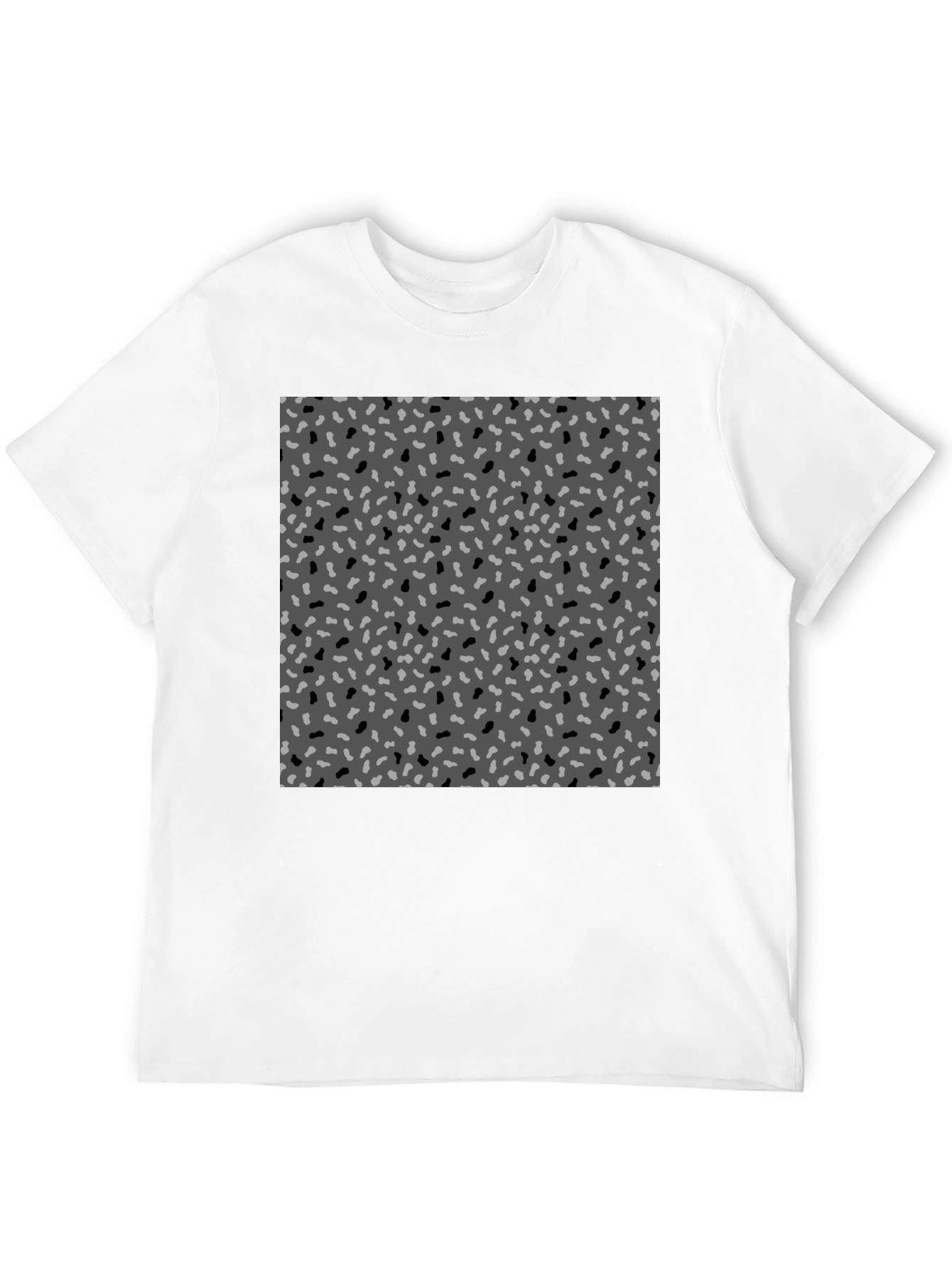 Abstract Pattern Crew Neck T-Shirt