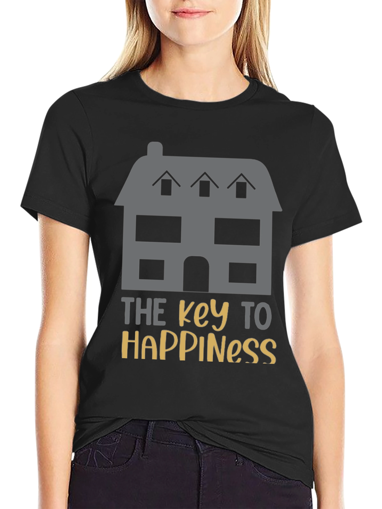 Key To Happiness Home T-Shirt
