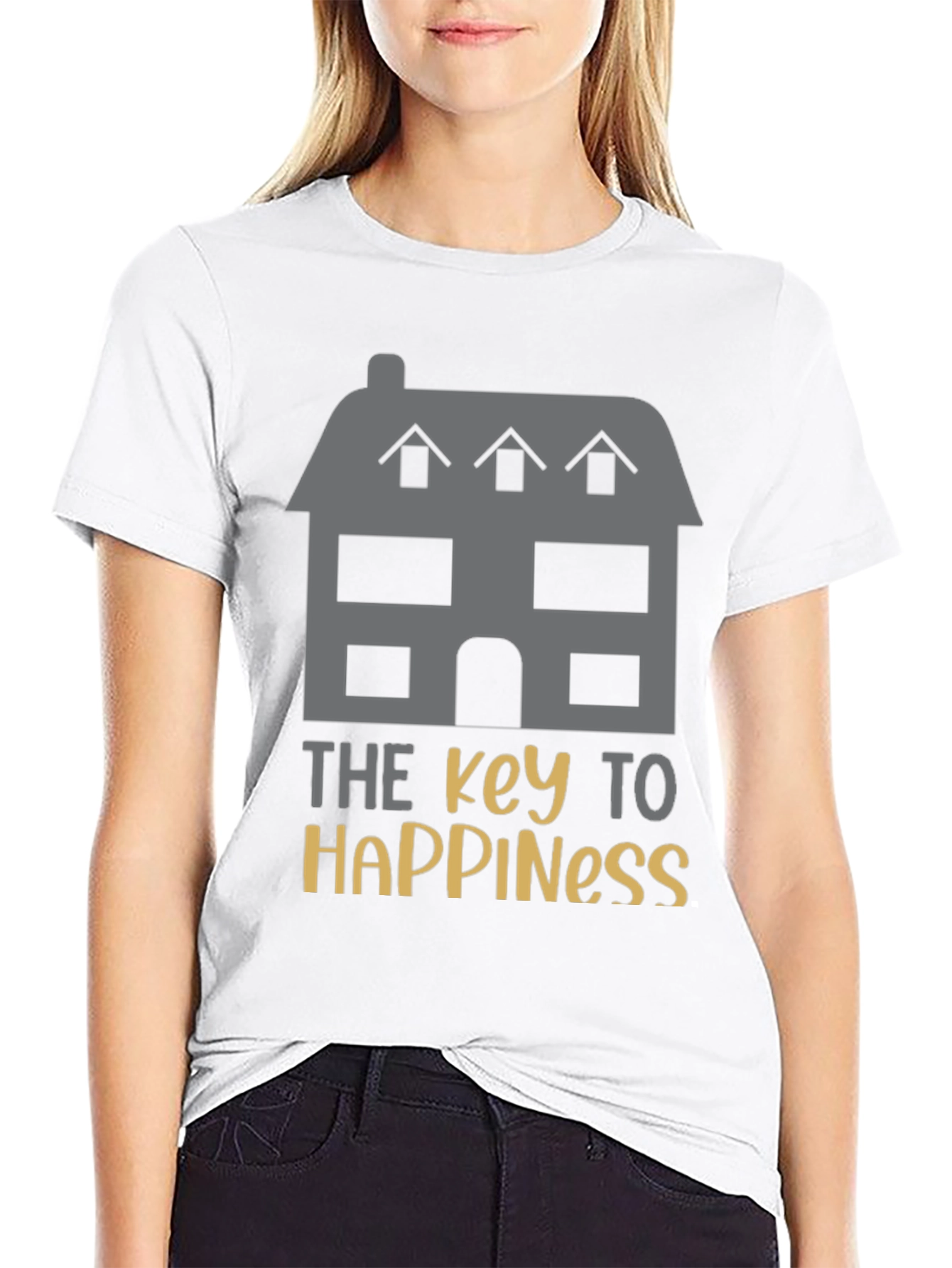 Key To Happiness Home T-Shirt