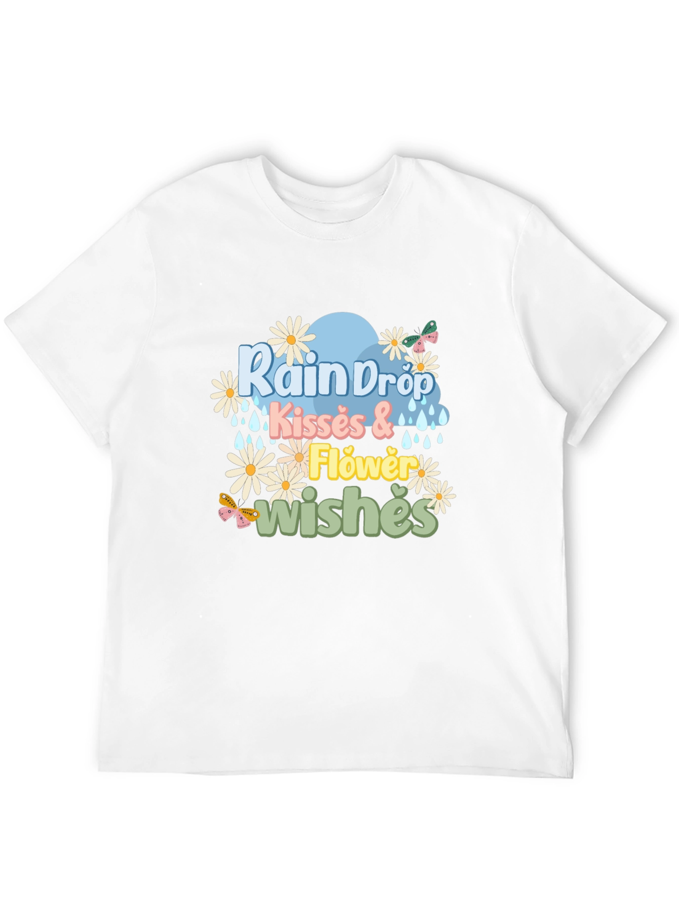 Rain Drop Kisses & Flower Wishes Graphic Tee