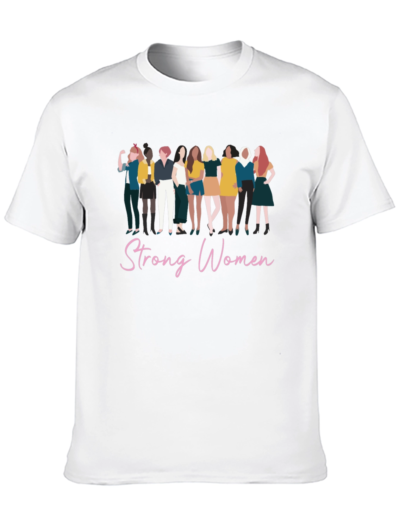 Strong Women Graphic Tee - Black Unisex T-Shirt