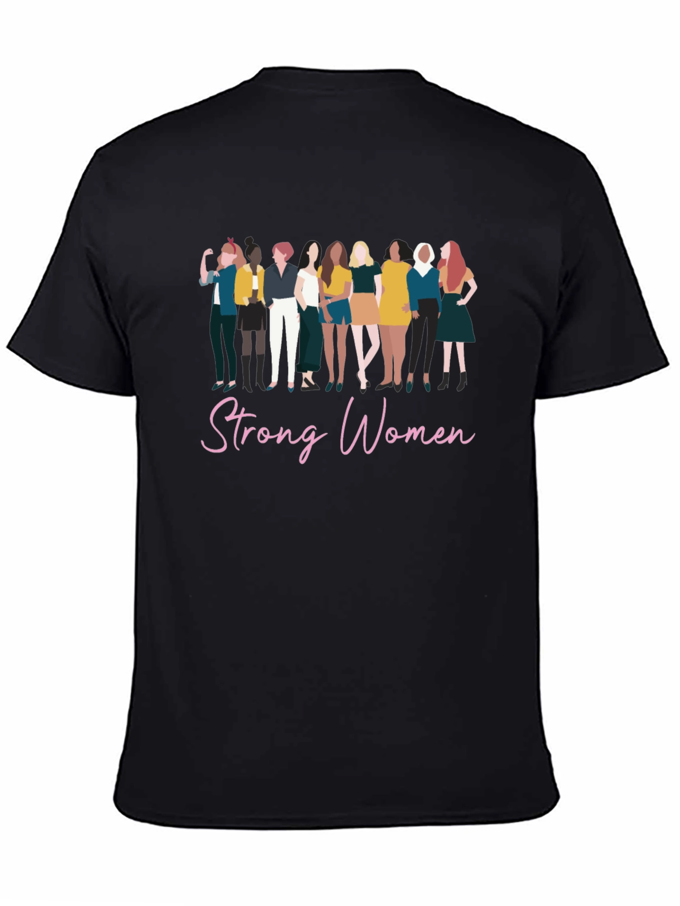 Strong Women Graphic Tee - Black Unisex T-Shirt