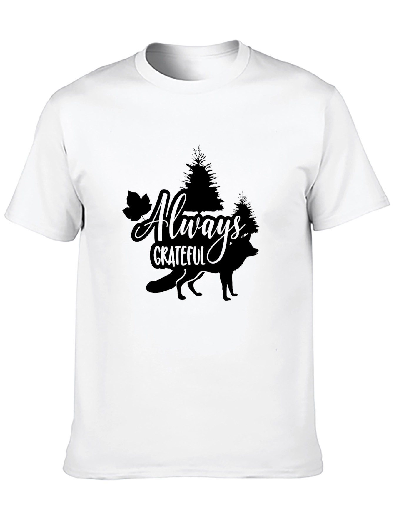 Always Grateful Wolf Graphic Tee