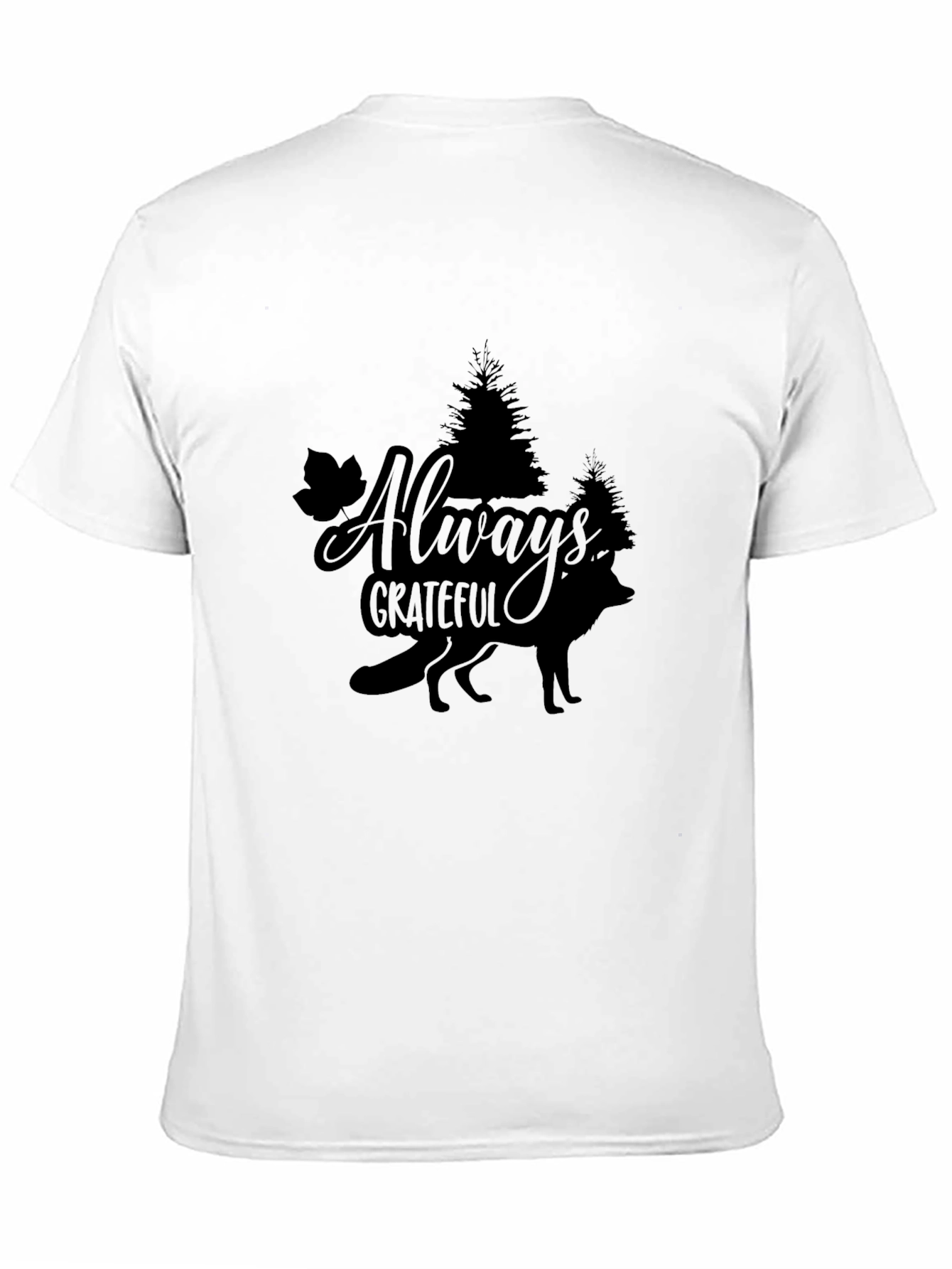 Always Grateful Wolf Graphic Tee