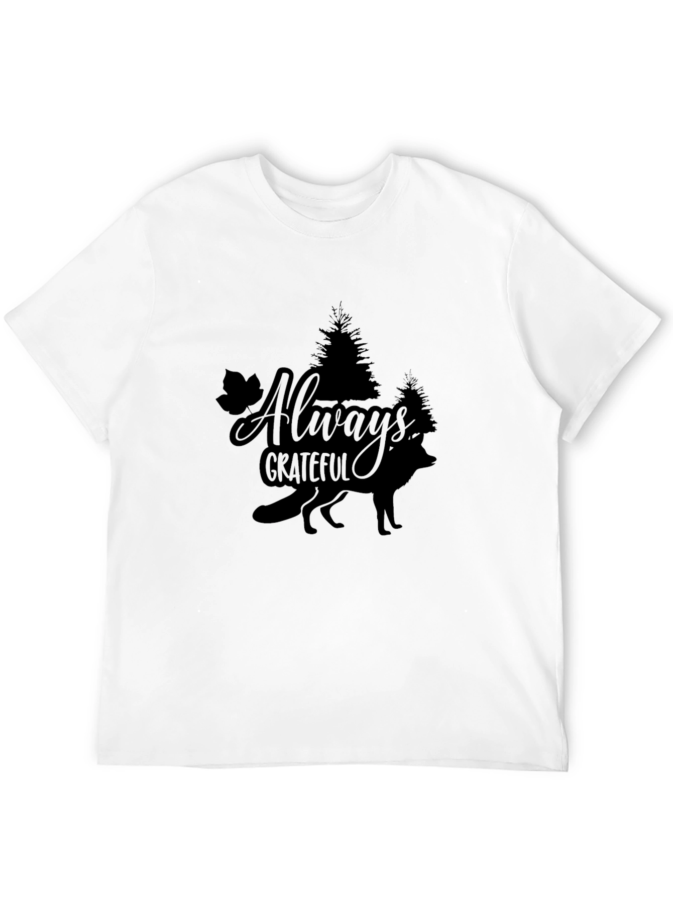 Always Grateful Wolf Graphic Tee