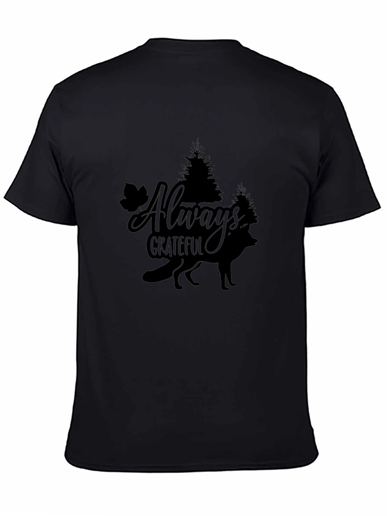 Always Grateful Wolf Graphic Tee