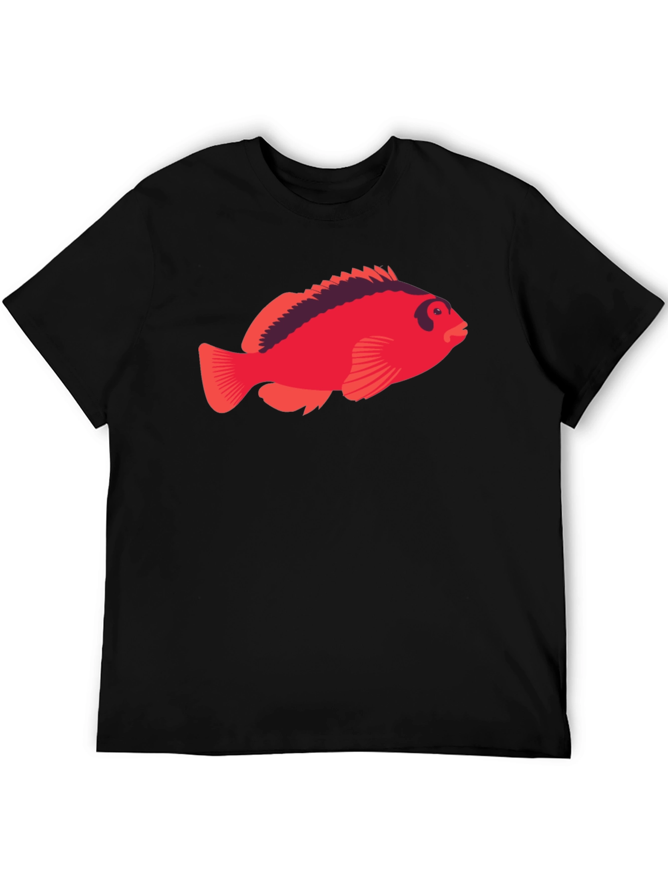 Red Fish Graphic Tee - Unique Design