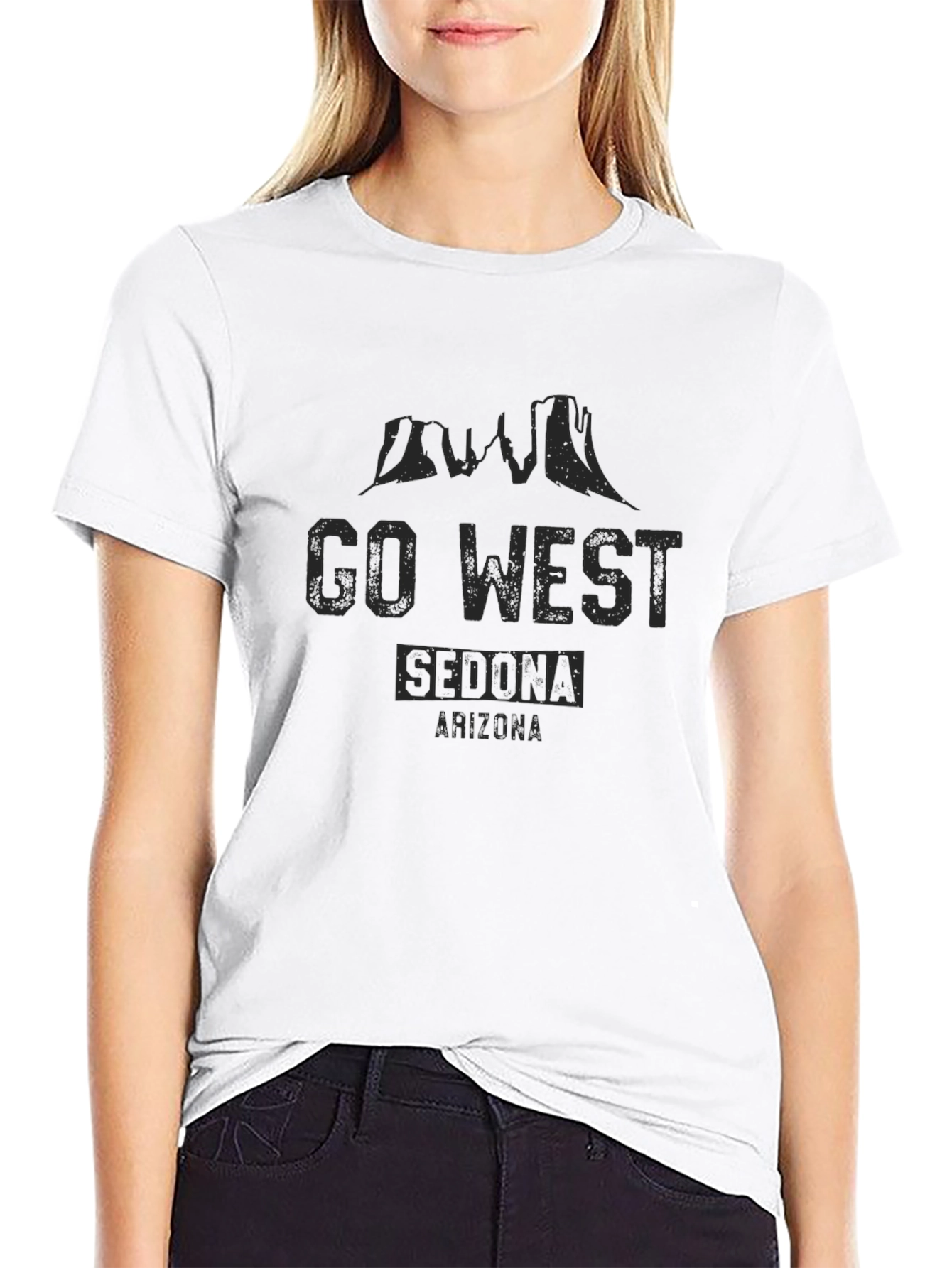 Go West Sedona Arizona Graphic T-Shirt