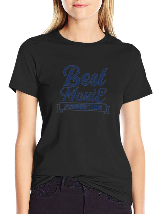 Best Movie Production T-Shirt - Black