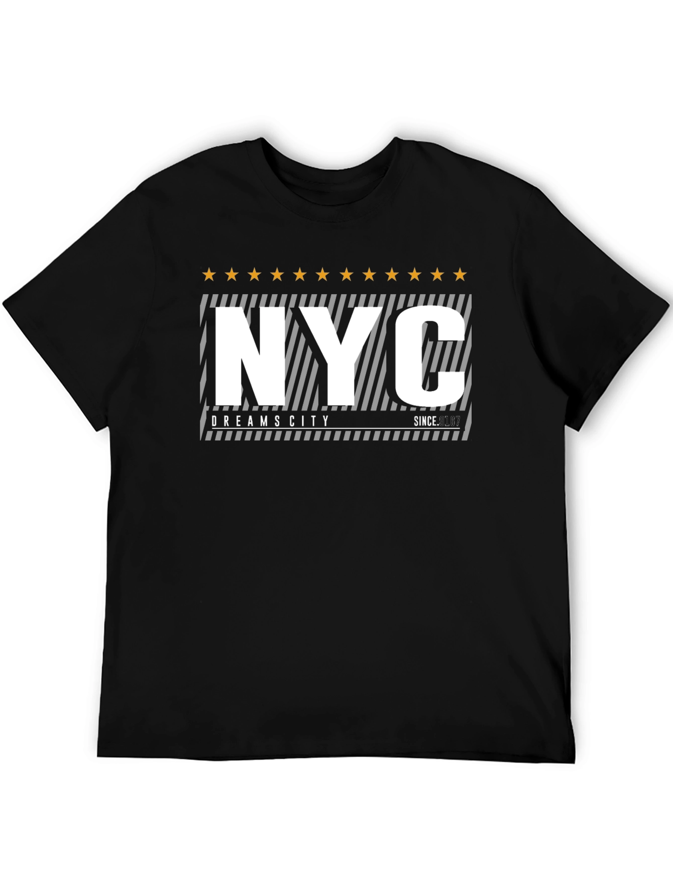 NYC Dreams City Black Graphic Tee
