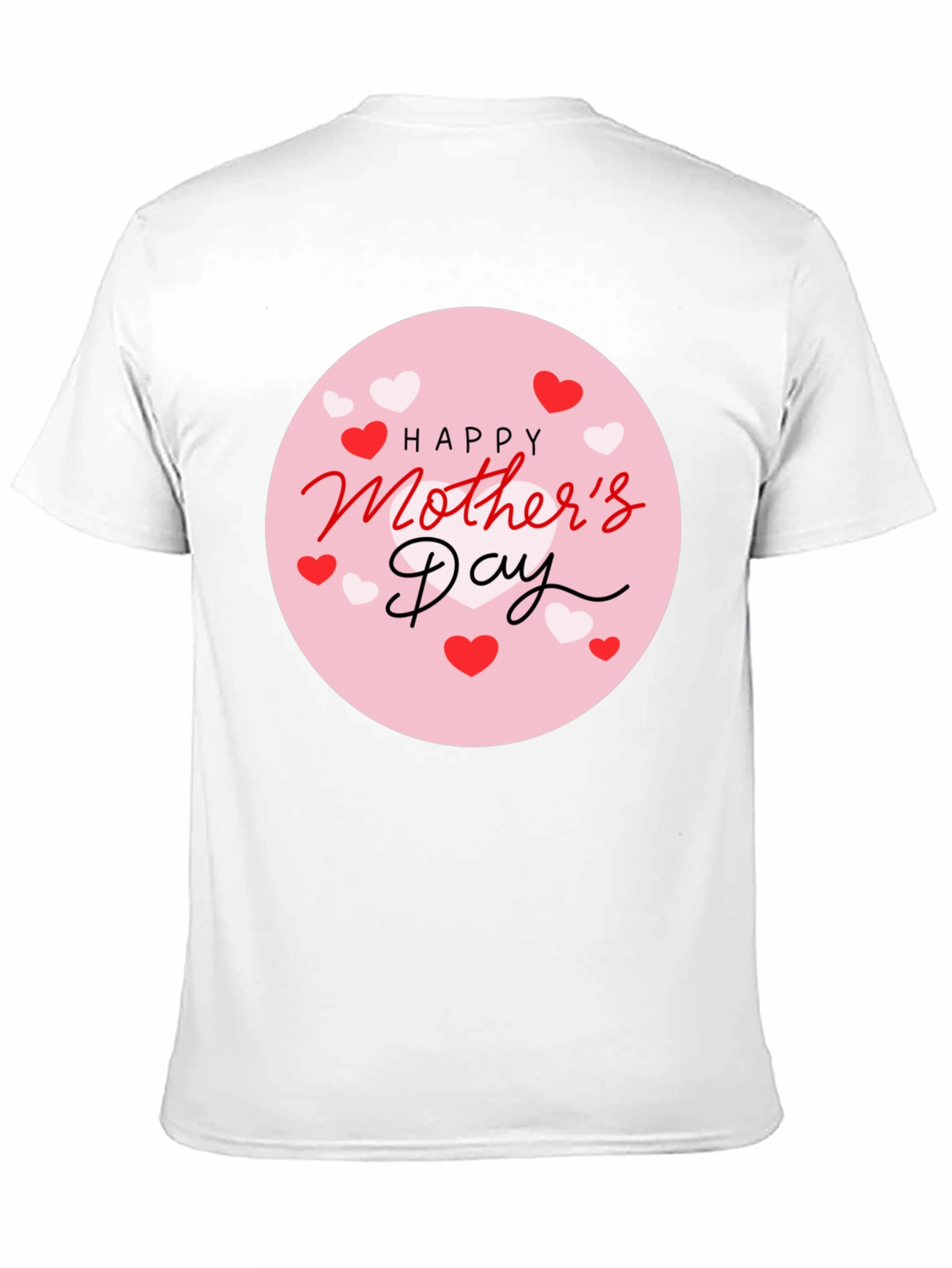 Happy Mothers Day Black Graphic Tee