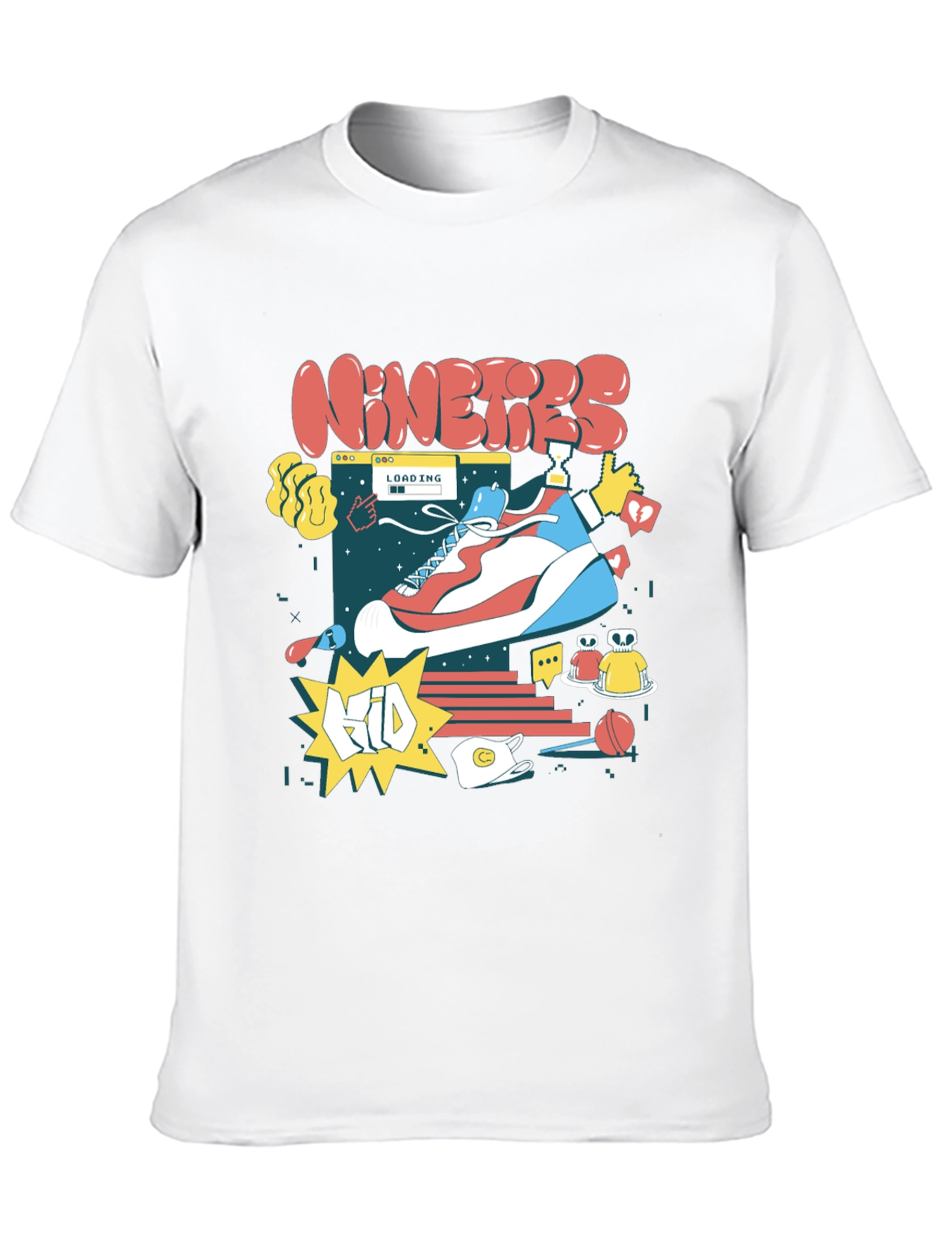 Nineties Kid Graphic Tee - Retro Style