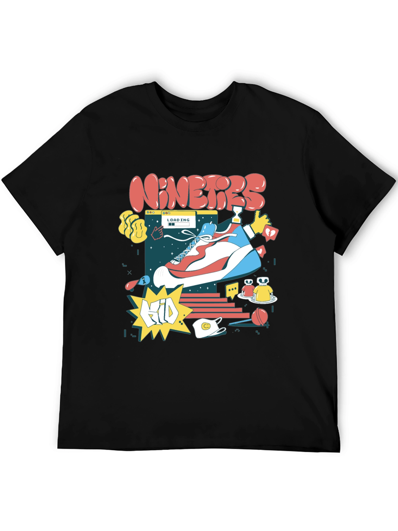Nineties Kid Graphic Tee - Retro Style