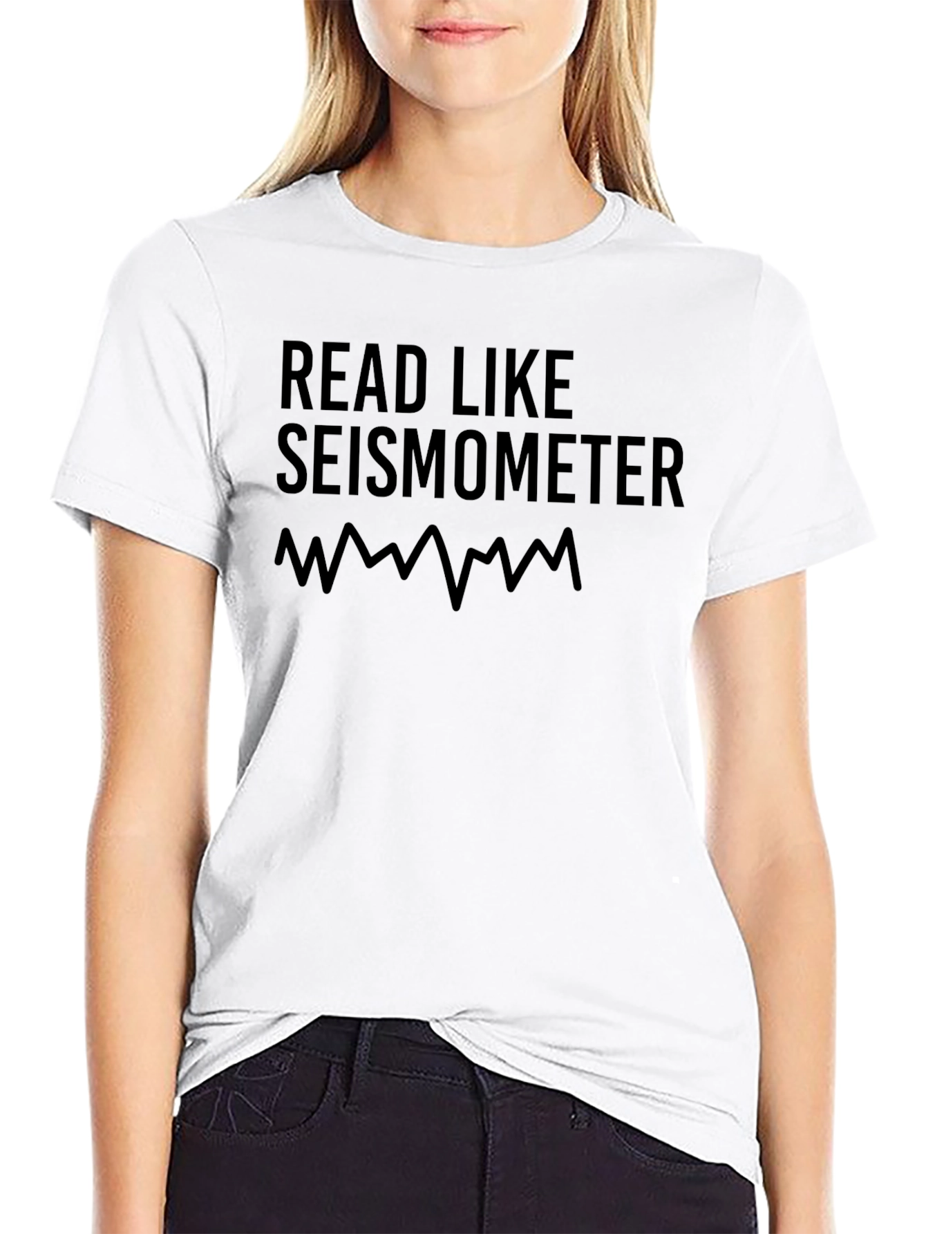 Read Like Seismometer Graphic Tee
