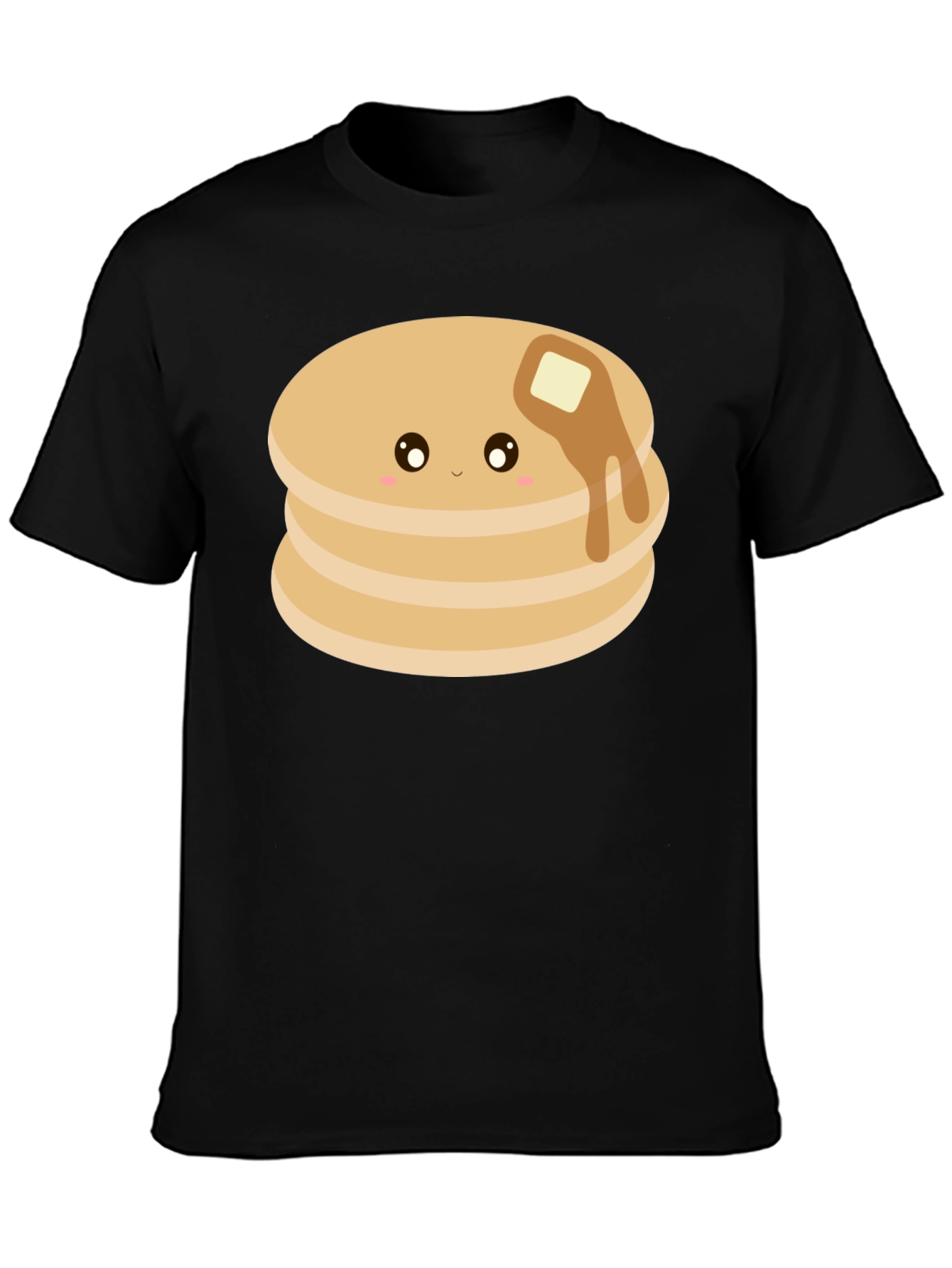 Cute Pancake Stack Graphic T-Shirt
