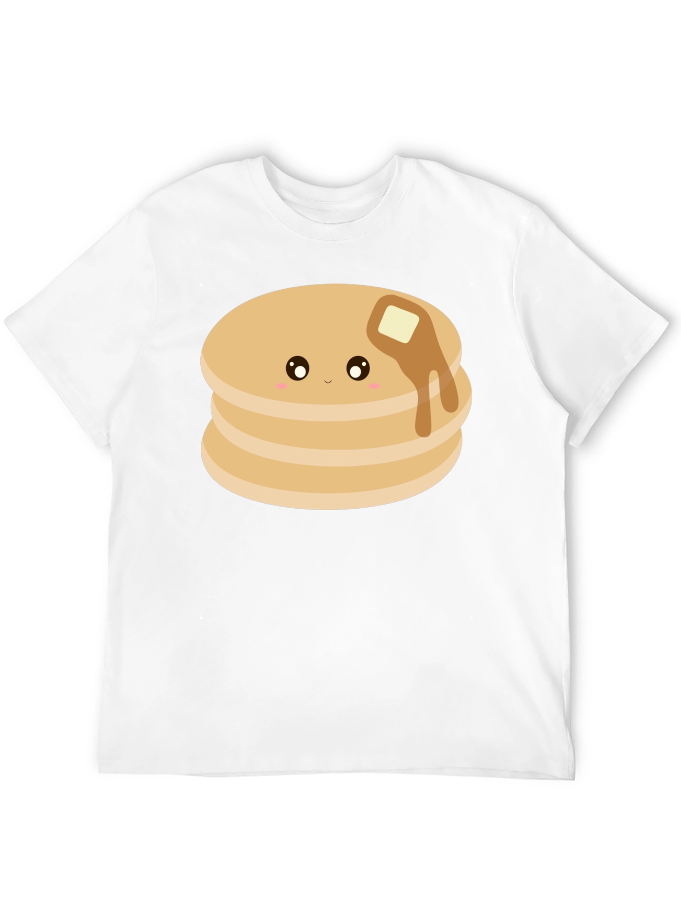 Cute Pancake Stack Graphic T-Shirt